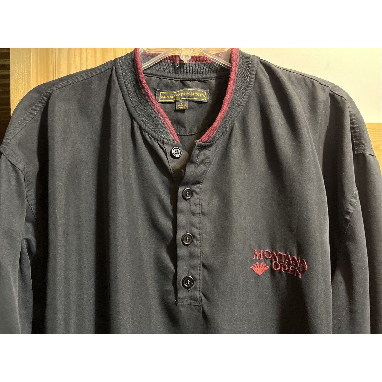 Other Sun Mountain Vintage Men’s L Black Pullover Golf Windbreaker Size US L / EU 52-54 / 3 - 5 Thumbnail