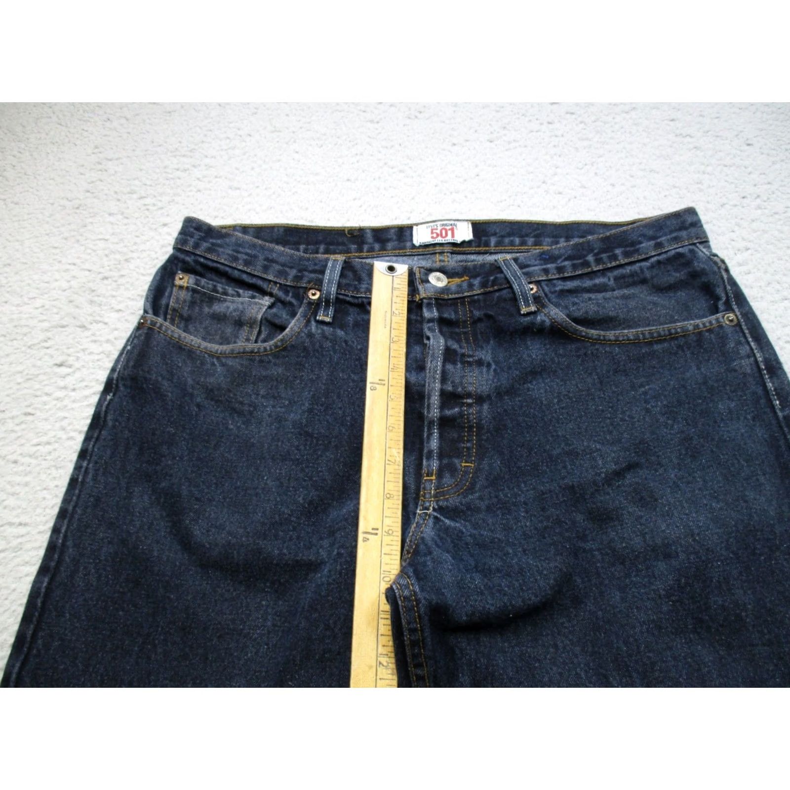 Levi's VINTAGE Levi's 501xx Jeans Mens 34 Blue Denim Button Fly Straight Leg Size US 34 / EU 50 - 5 Thumbnail