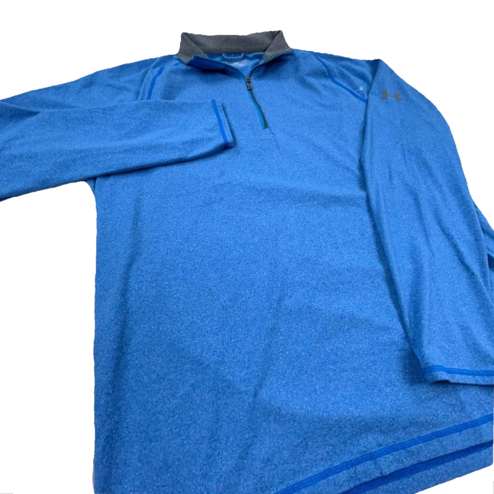 Under Armour Under Armour Shirt Men XL Blue Slim 1/4 Zip Pullover Running Performance Moisture Wicking All Seasons Size US XL / EU 56 / 4 - 5 Thumbnail