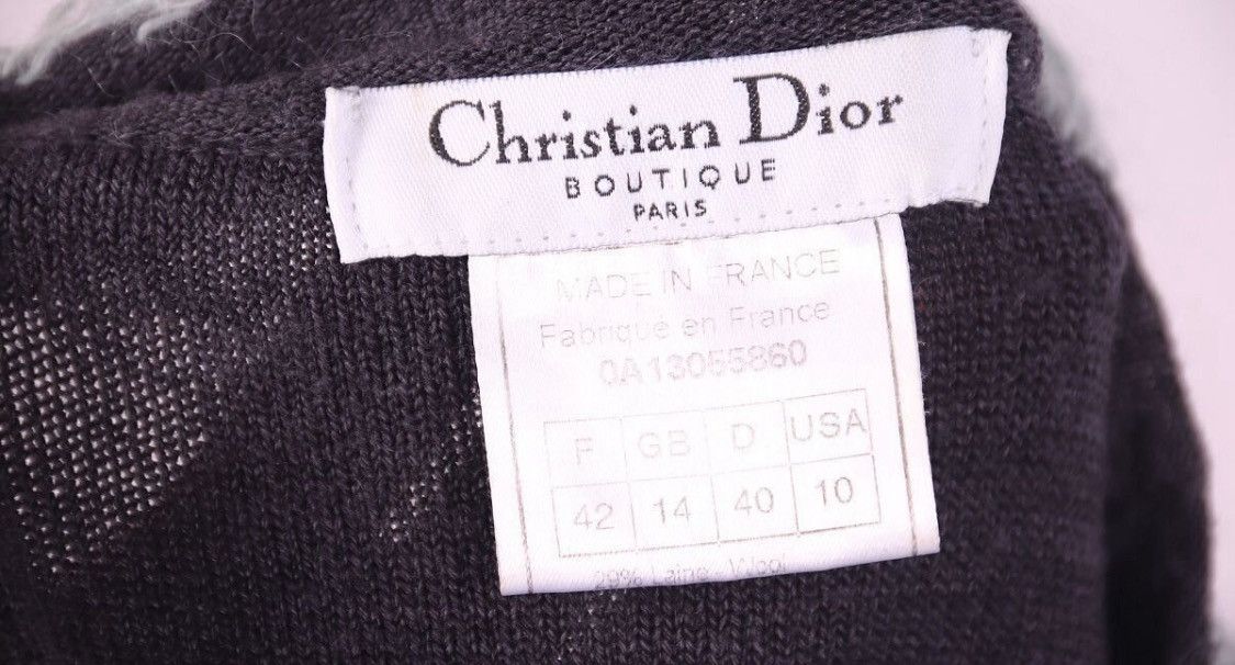 Dior Christian Dior Galliano 2000 Mohair Wool Distressed Sweater Size M / US 6-8 / IT 42-44 - 5 Thumbnail