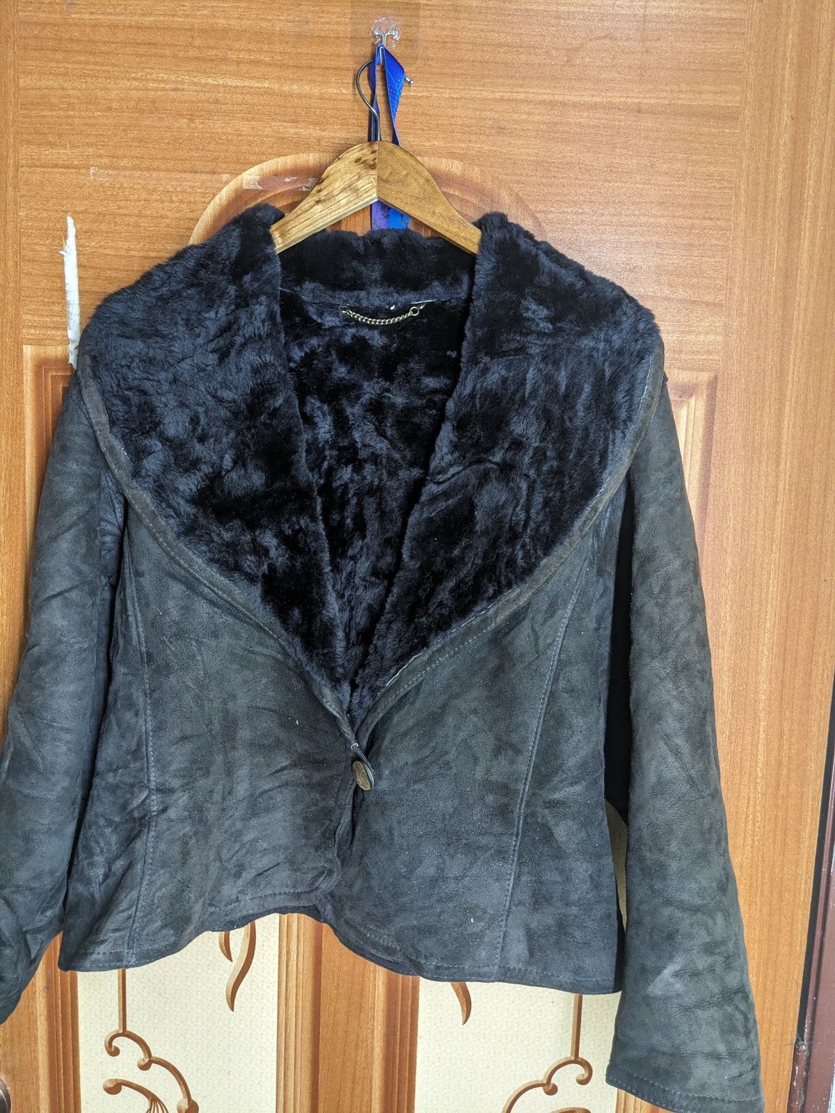 Vintage LAMBSKIN FUR JACKET MADE IN ENGLAND Size M / US 6-8 / IT 42-44 - 8 Thumbnail