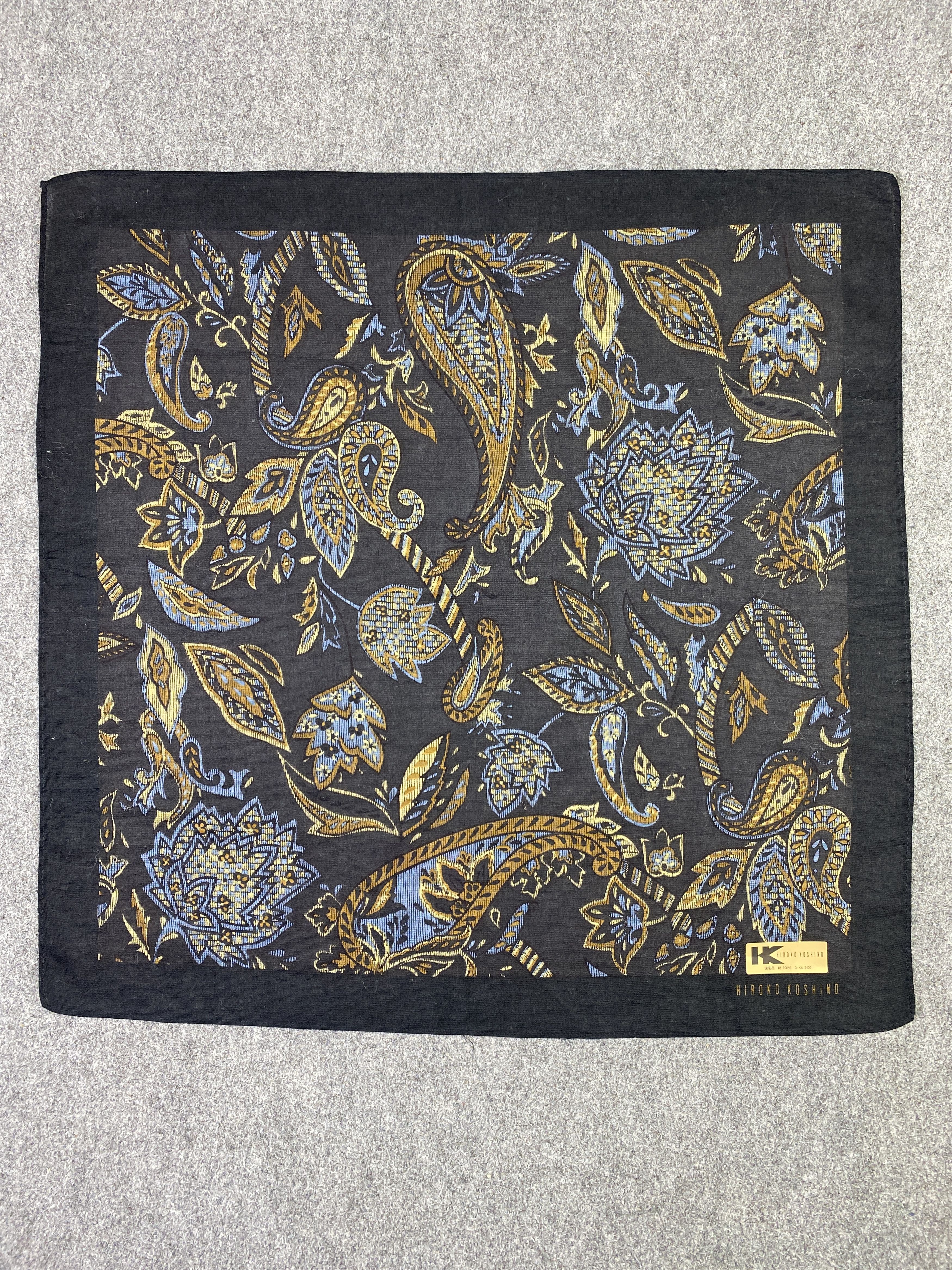Hiroko Koshino Homme Hiroko Koshino Handkerchief / Neckerchief KT0188 Size ONE SIZE - 4 Thumbnail