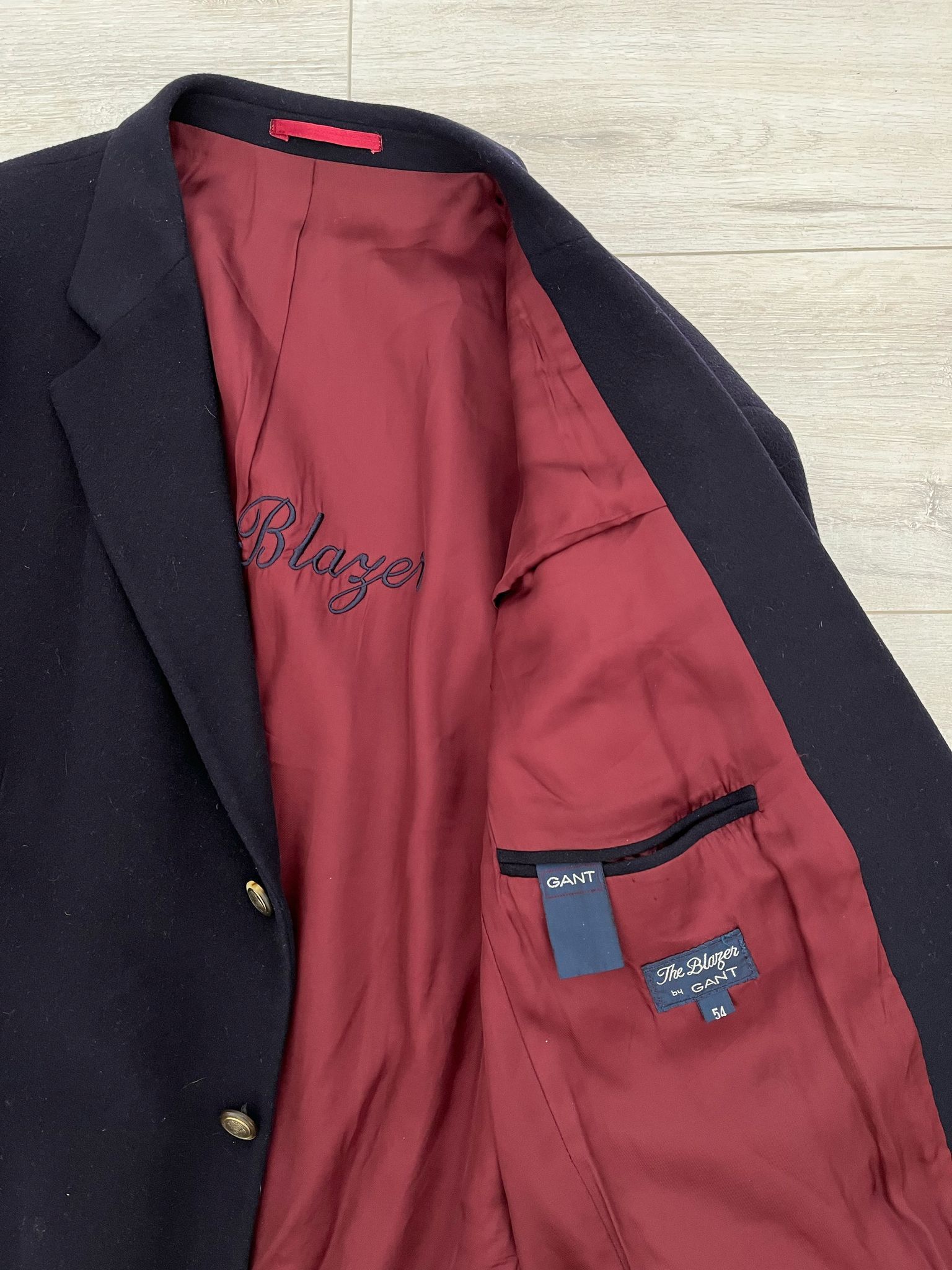 Gant GANT VINTAGE BLAZER WOOL CASHMERE Size US L / EU 52-54 / 3 - 5 Thumbnail