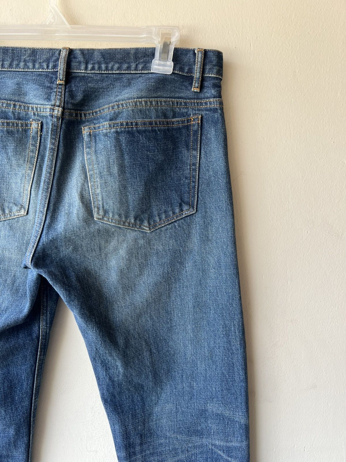 A.P.C. Vintage A.P.C. Aging Mud Faded Denim Selvedge Jeans Size US 29 - 21 Thumbnail
