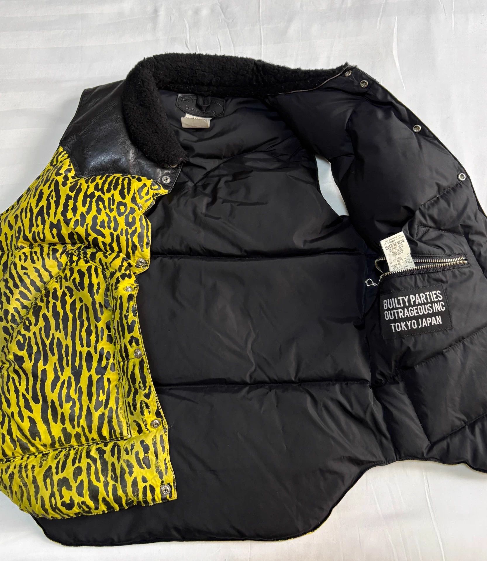 Wacko Maria WACKO MARIA x Rocky Mountain Leopard Print Down Vest Size US XXS / EU 40 - 3 Thumbnail