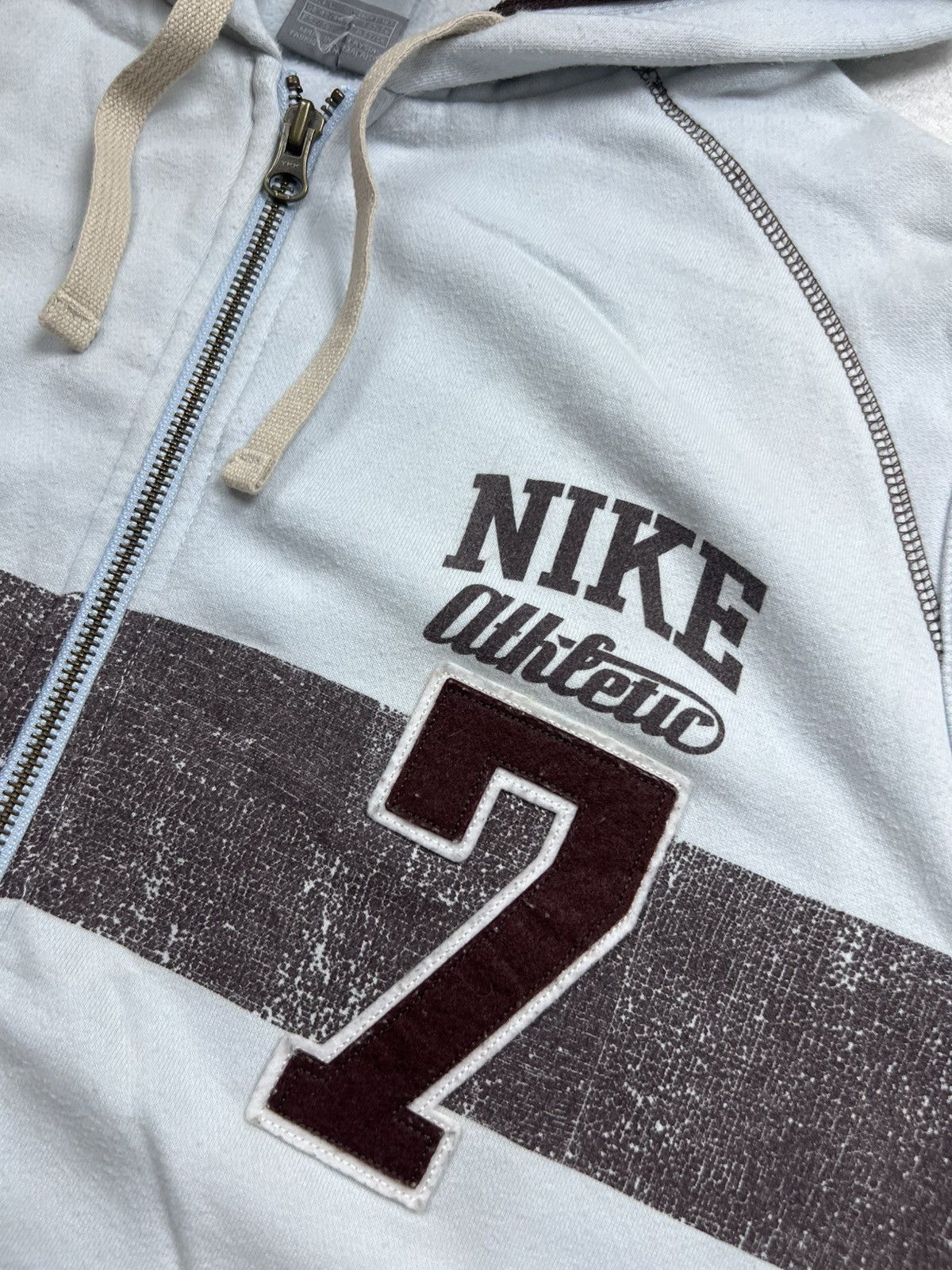 Nike 90s Nike Big Logo Vintage Oversized Sleeveless Zip Hoodie Size US XL / EU 56 / 4 - 5 Thumbnail
