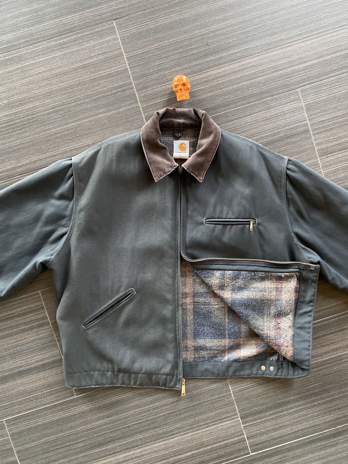 Carhartt × Vintage 90s Carhartt JB105 black detroit jacket sz XL