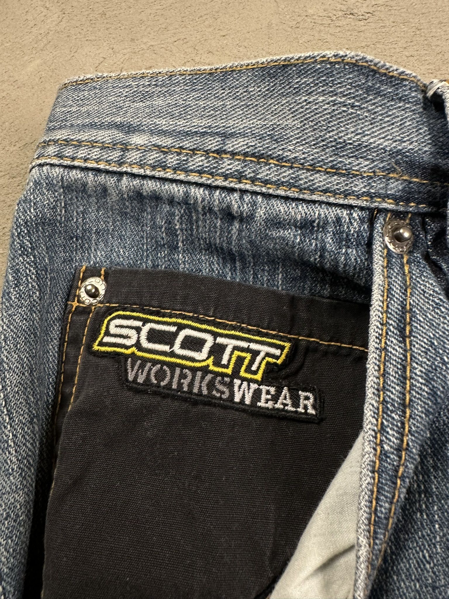 Vintage Vintage Scott Workwear Oversized Baggy Faded Carpenter Pants Size US 38 / EU 54 - 6 Thumbnail
