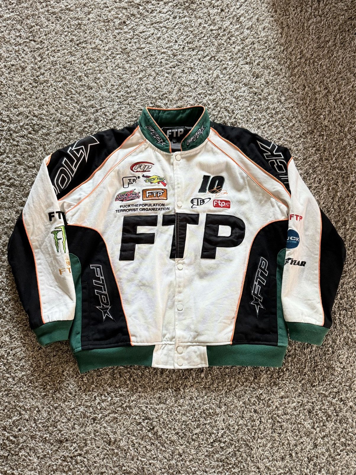 Fuck The Population FTP PIT CREW JACKET LARGE Size US L / EU 52-54 / 3 - 1 Thumbnail