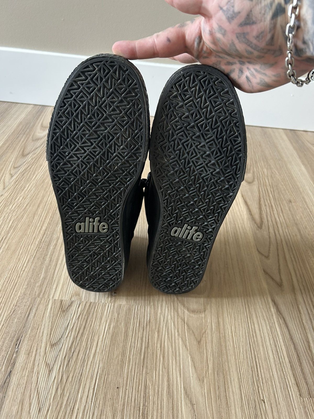 Alife Alife New york 3M leather black sneaks Size US 11 / EU 44 - 6 Thumbnail