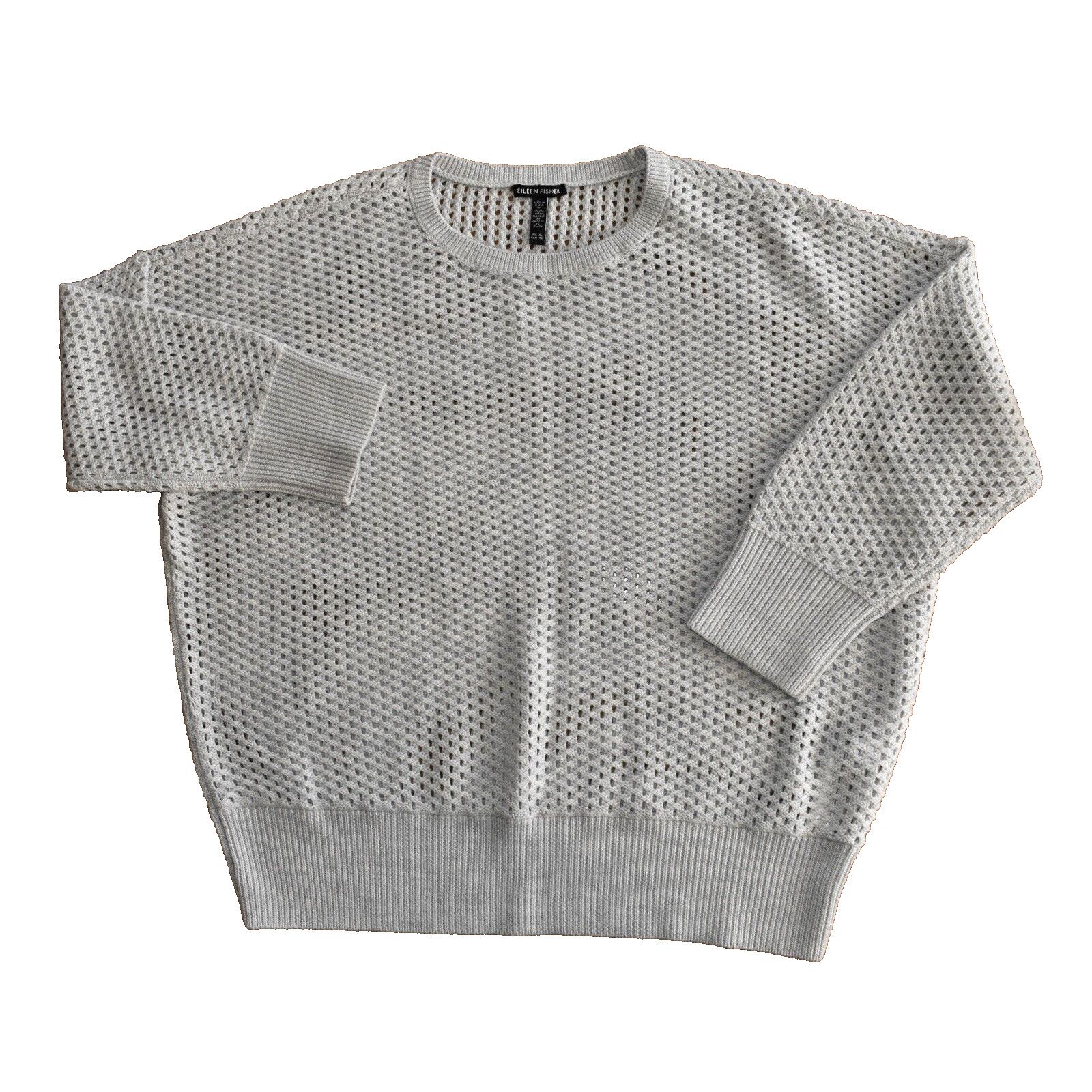 Eileen Fisher EILEEN FISHER Seasalt Merino Wool Open Knit Sweater Size XL Size XL / US 12-14 / IT 48-50 - 5 Thumbnail