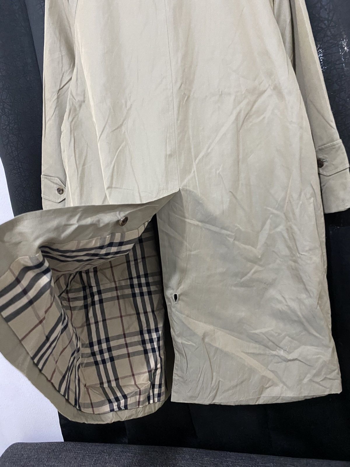 Burberry Burberry Nova Check Trench Coat Jacket Size US L / EU 52-54 / 3 - 5 Thumbnail