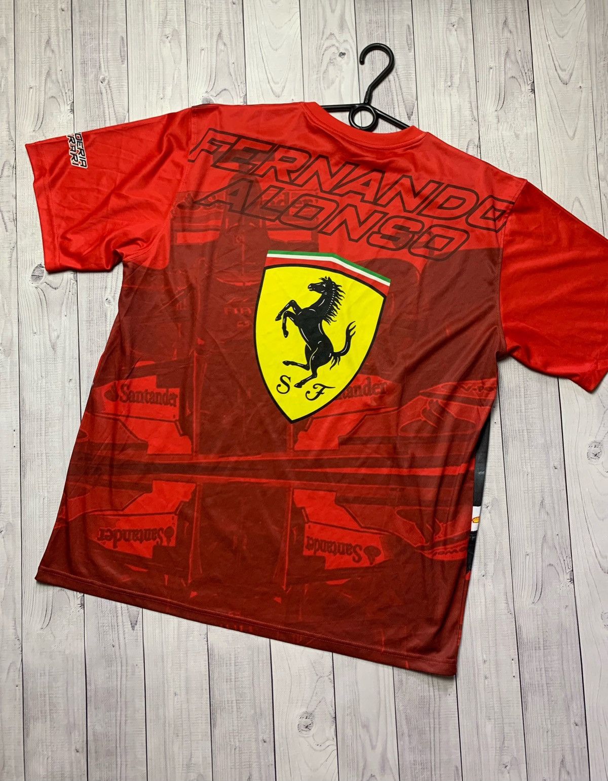 Vintage Ferrari f-1 racing T-shirt big logo tee Size XL Size US XL / EU 56 / 4 - 2 Thumbnail