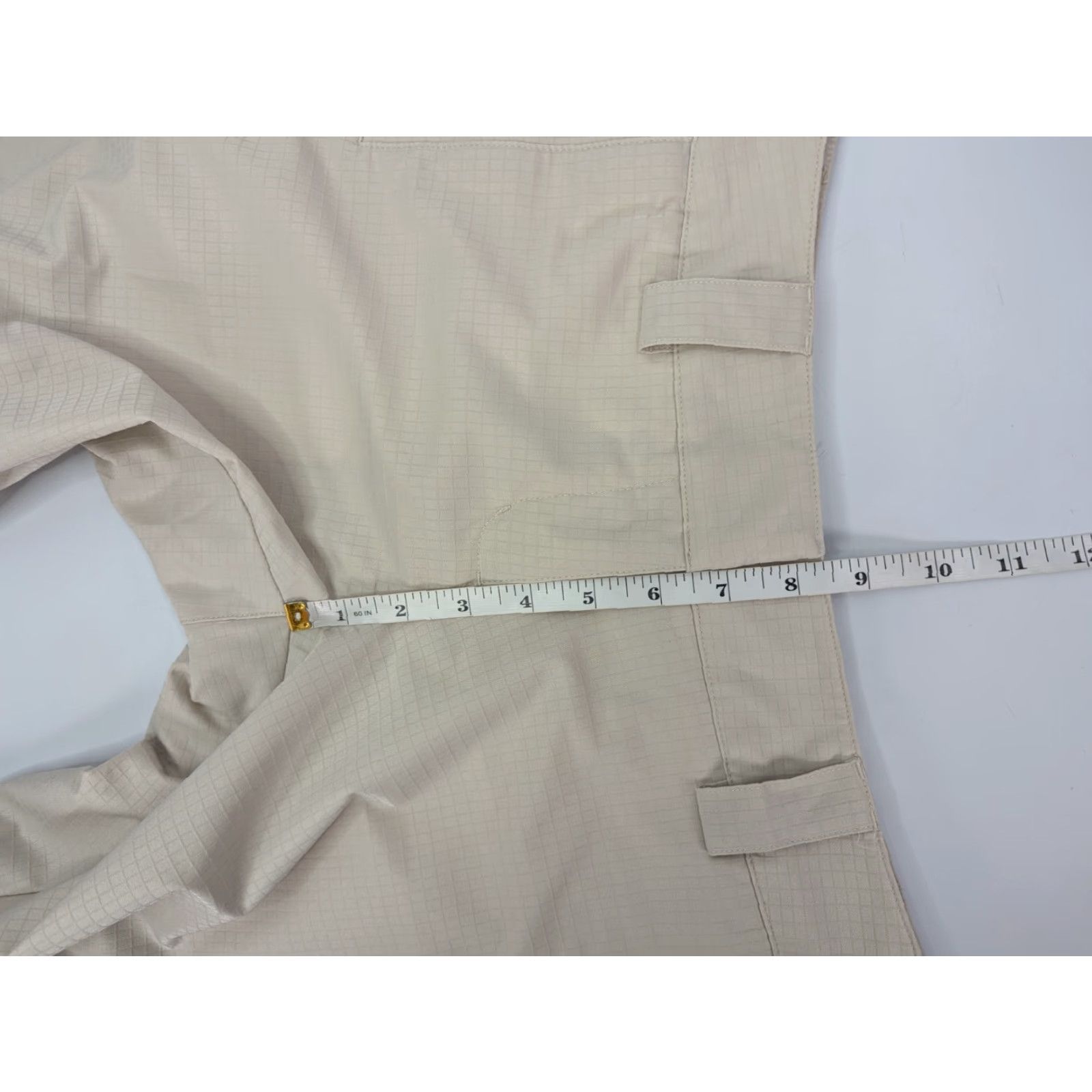 Adidas Adidas Clima Lite Womens Beige 3 Stripe Shorts Size 2 Golf Performance Bermuda Capris Size 26" / US 2 / IT 38 - 6 Thumbnail