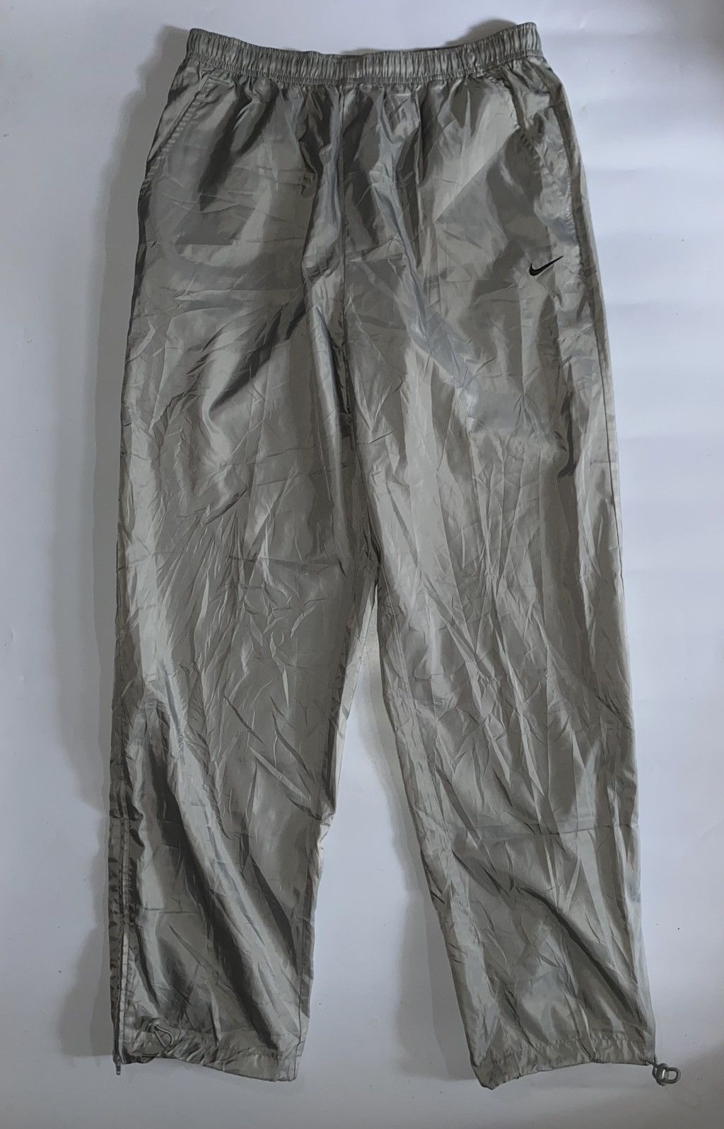 Nike NIKE Y2K Hex Nylon Track Parachute Pants Size US 33 - 1 Thumbnail