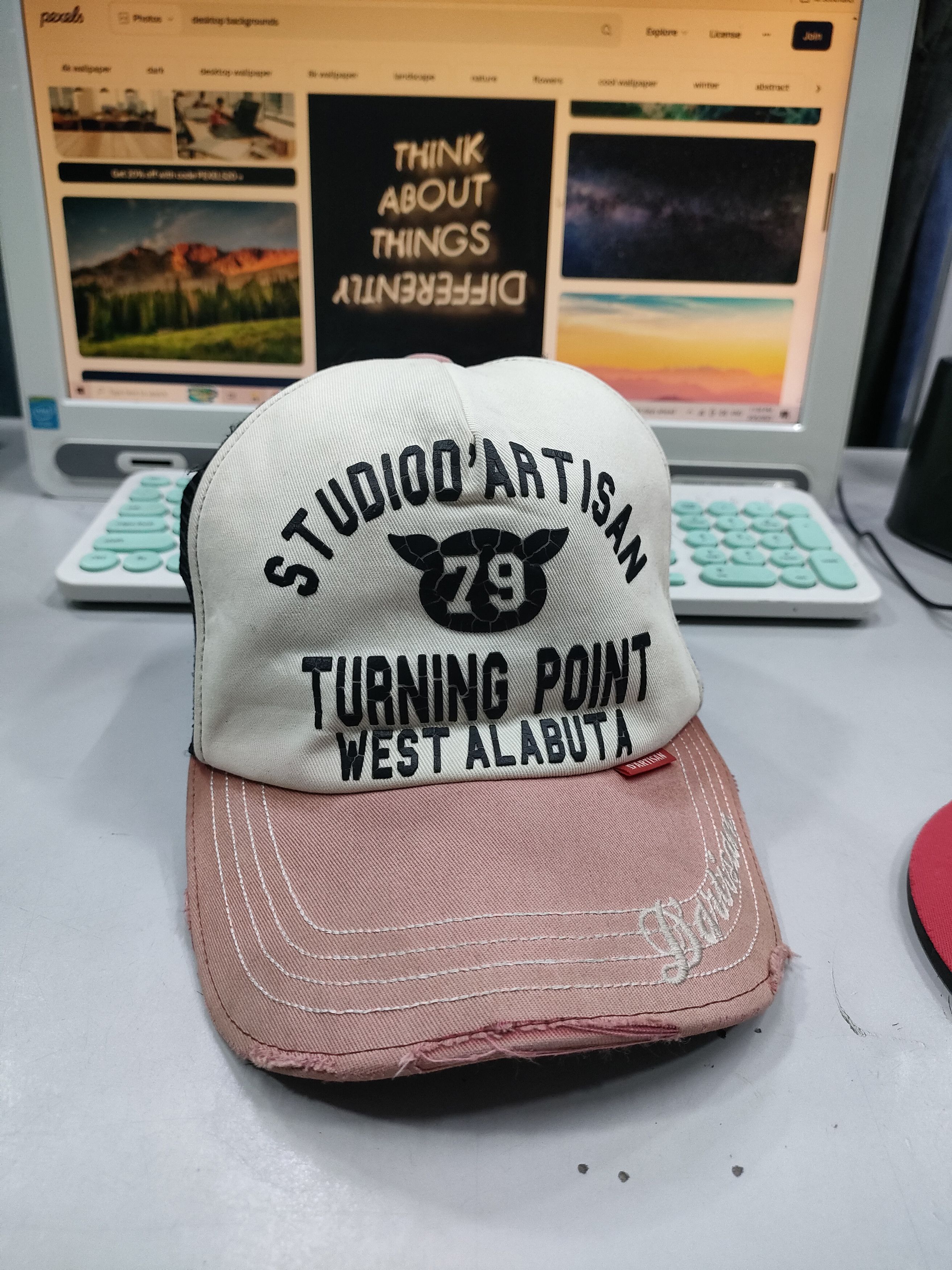 Japanese Brand × Studio D'Artisan Studio D'Artisan Turning Point Distressed Hat Size ONE SIZE - 1 Thumbnail