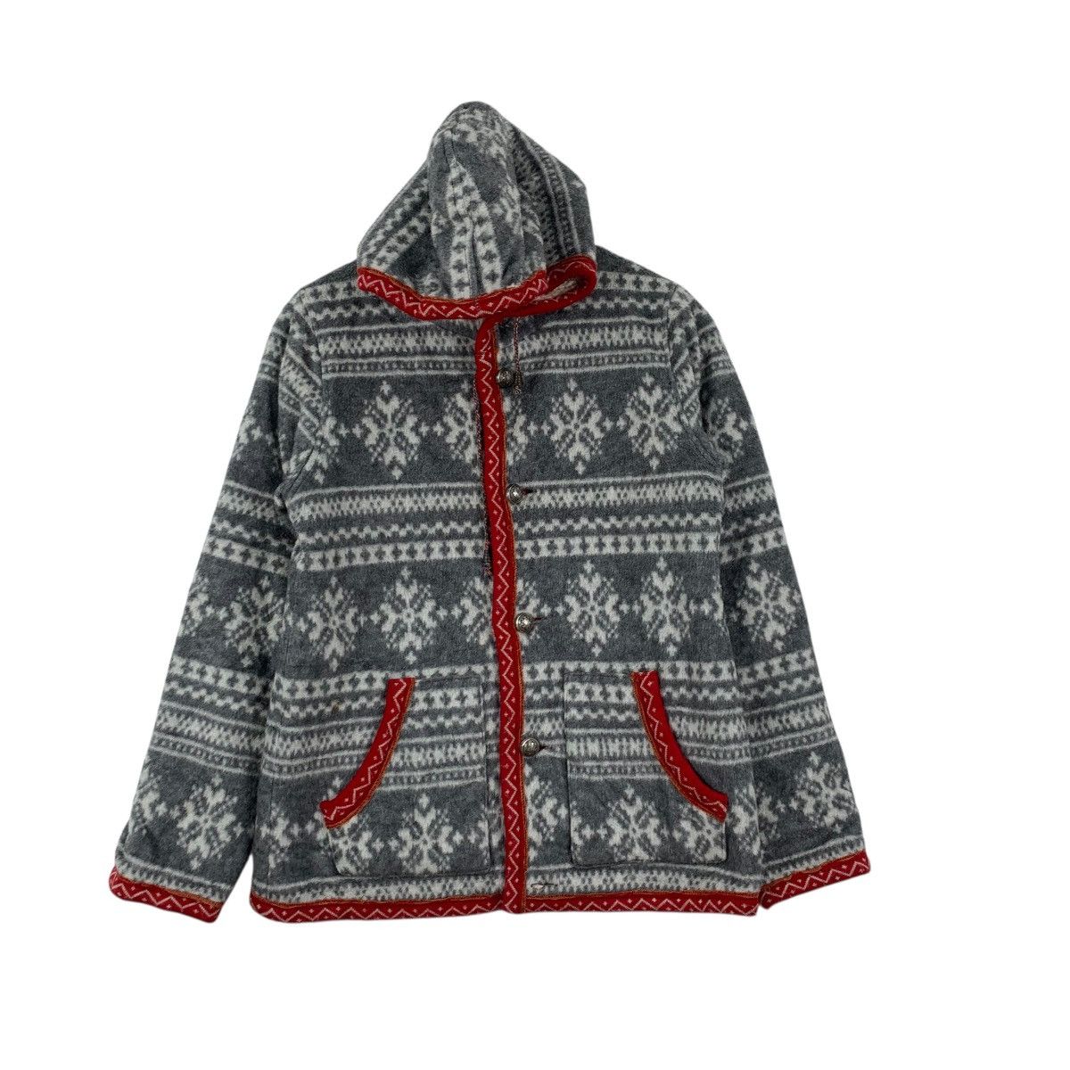 Double Rainbouu Vintage DOUBLE RAINBOW JAPAN Navajo Native Fleece Jacket Size M / US 6-8 / IT 42-44 - 4 Thumbnail