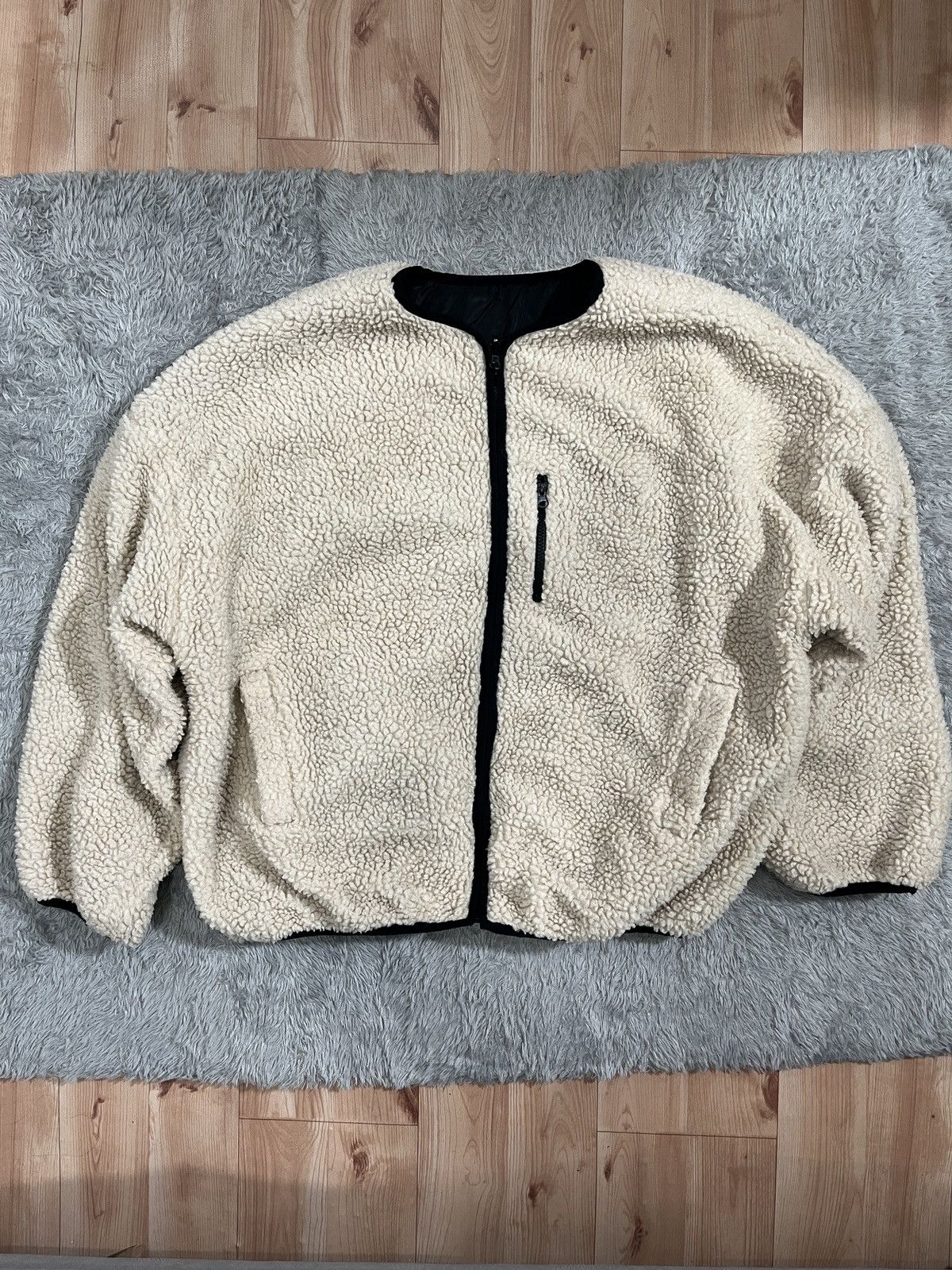Japanese Brand Japanese Fur Bomber 2 sides 14thaddiction Size US XL / EU 56 / 4 - 1 Thumbnail