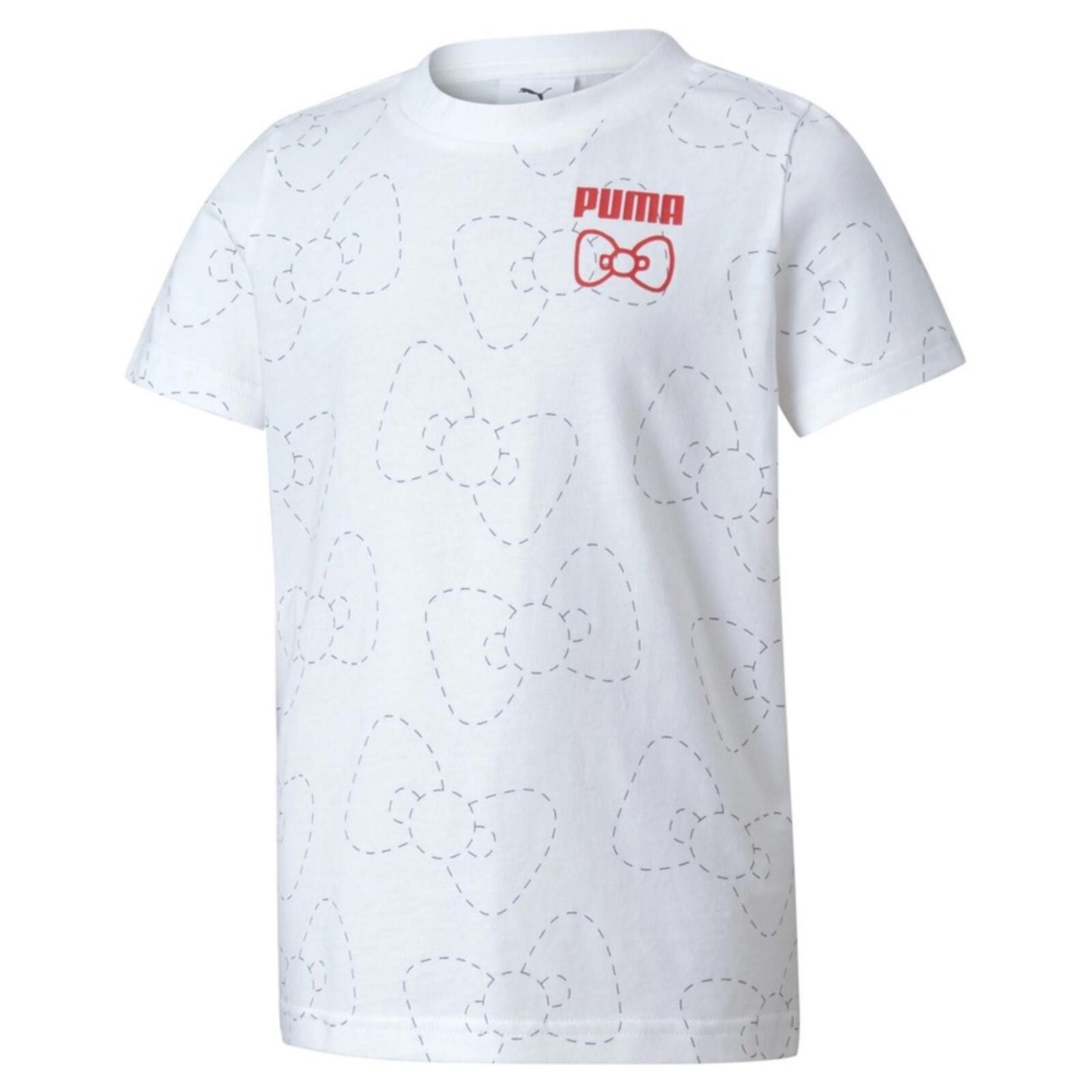 Puma Puma Hello Kitty Collaboration Bow Print Ladies Tee Large Size L / US 10 / IT 46 - 1 Thumbnail