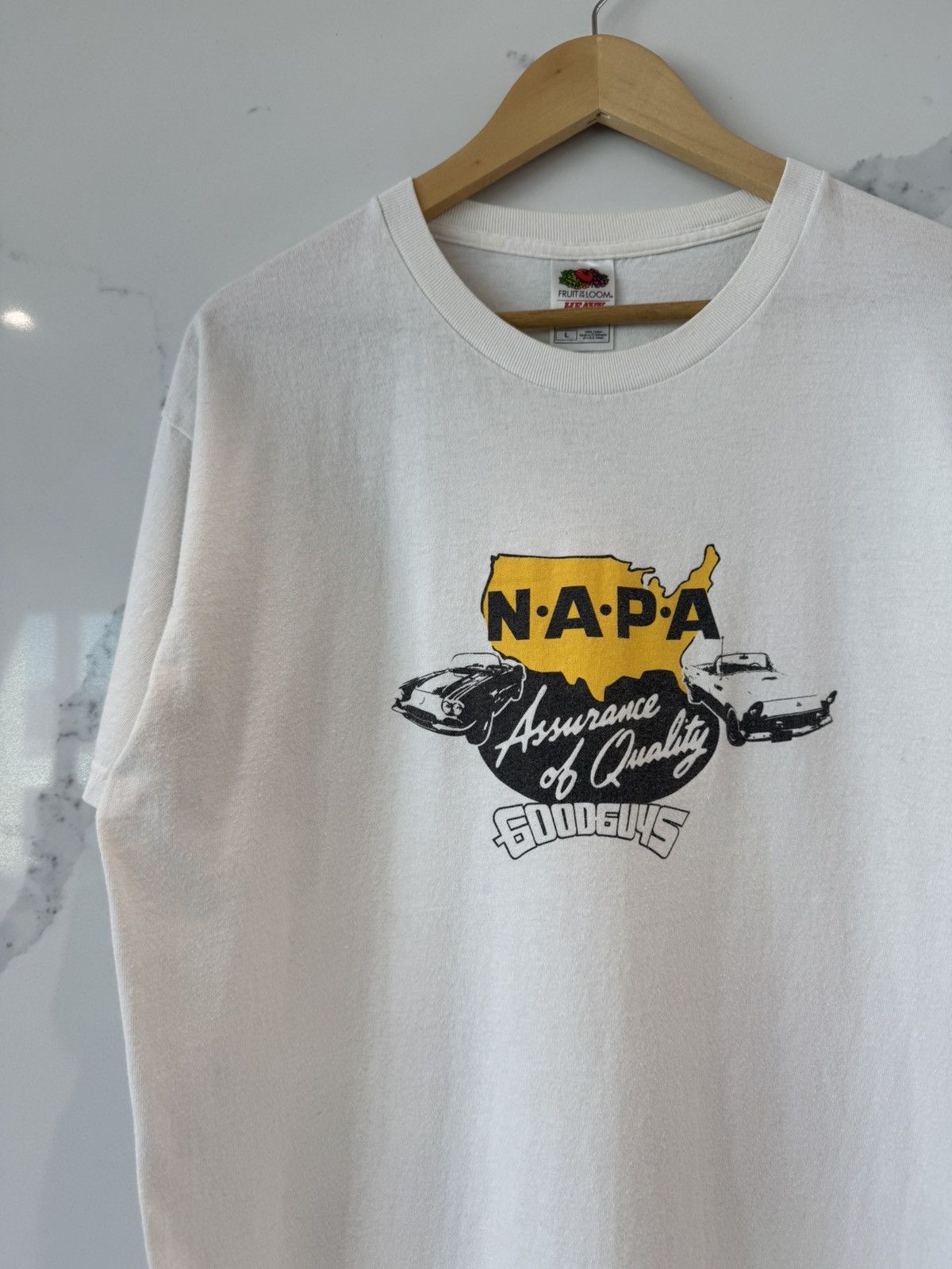 NASCAR Vintage Y2K NASCAR NAPA Good Guys T Shirt Size US L / EU 52-54 / 3 - 3 Thumbnail