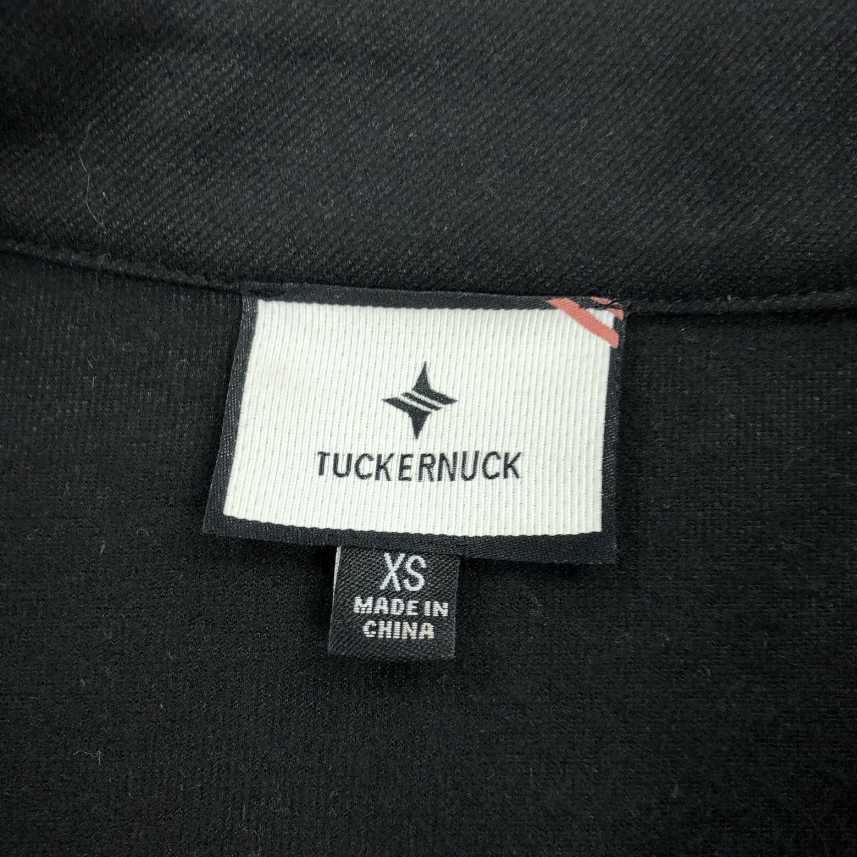 Vintage Tuckernuck Women's Black Stand Collar Button Placket A-Line Dress XS Shirt Size XS / US 0-2 / IT 36-38 - 3 Thumbnail