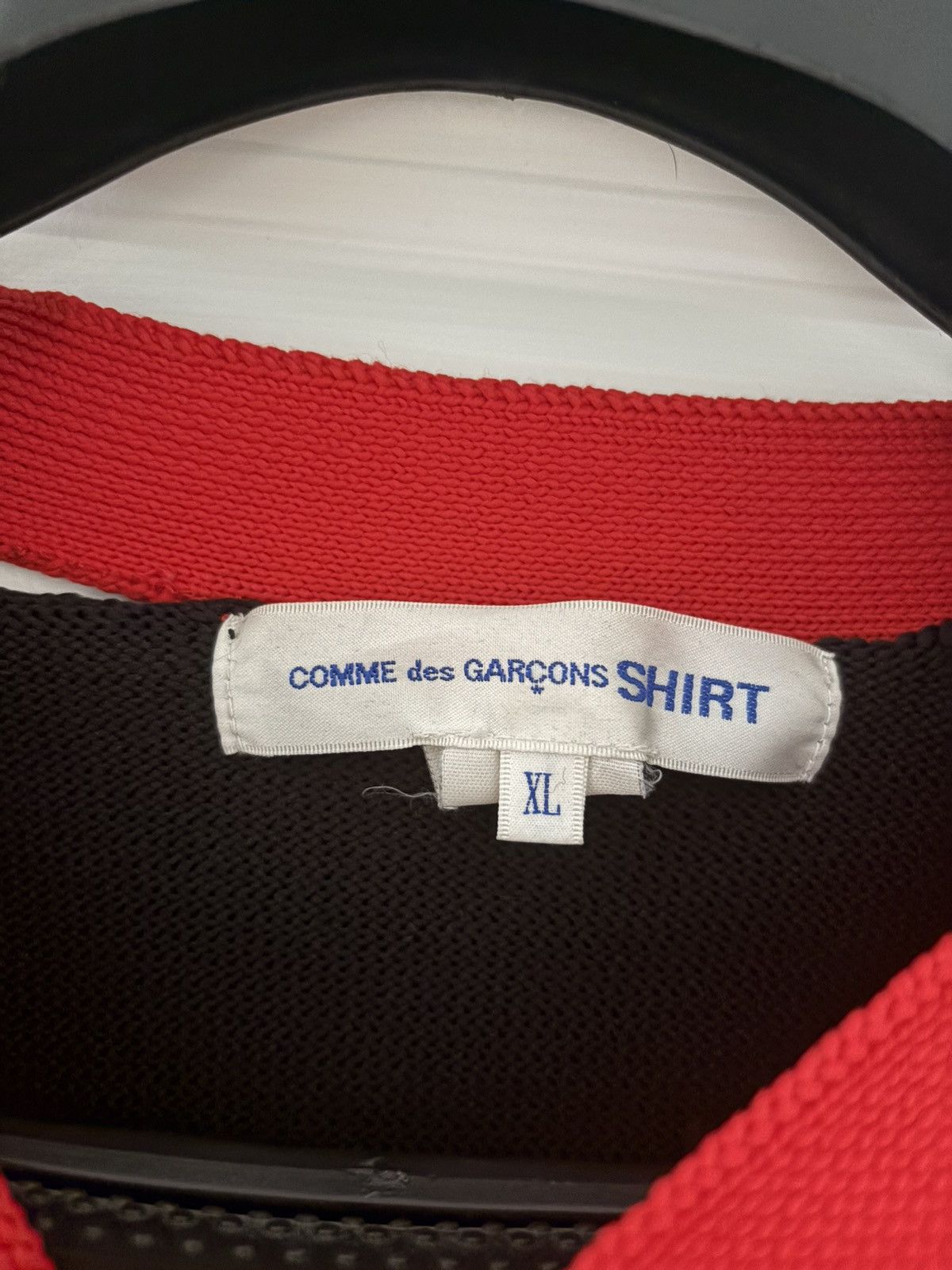 Comme des Garcons SHIRT Comme des Garçons SHIRT Asymmetrical Split Cardigan Size US XL / EU 56 / 4 - 4 Thumbnail