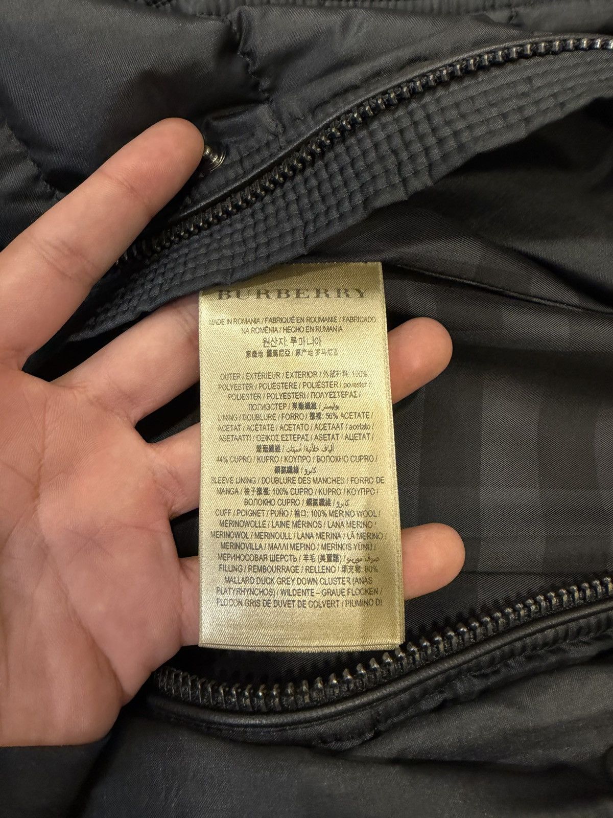 Burberry Burberry Brit Down Puffer Jacket Size S / US 4 / IT 40 - 3 Thumbnail