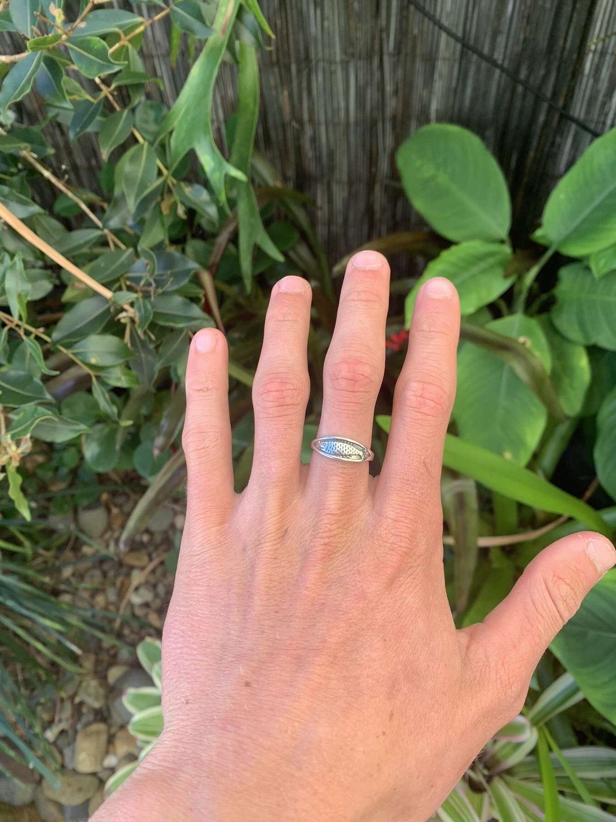 Vintage Vintage Silver Fish Ring Size ONE SIZE - 2 Thumbnail