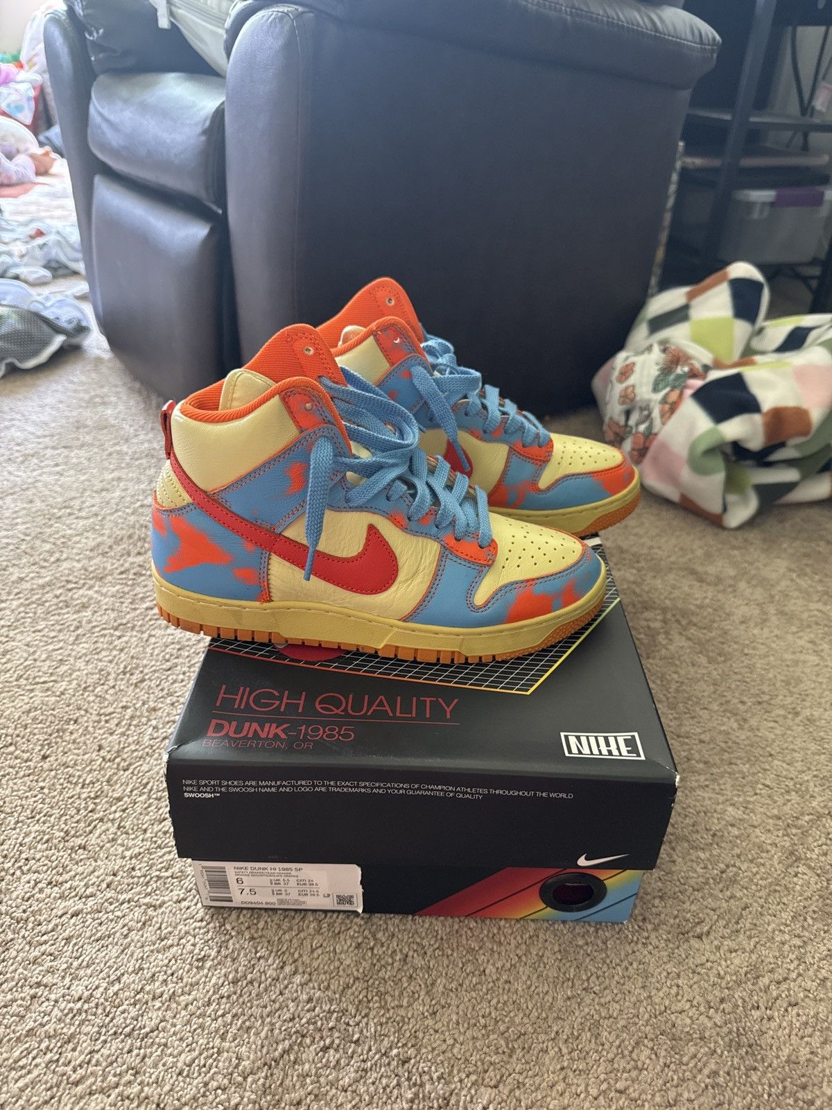 Nike Nike Dunk high 1985 Size US 7.5 / IT 37.5 - 2 Thumbnail