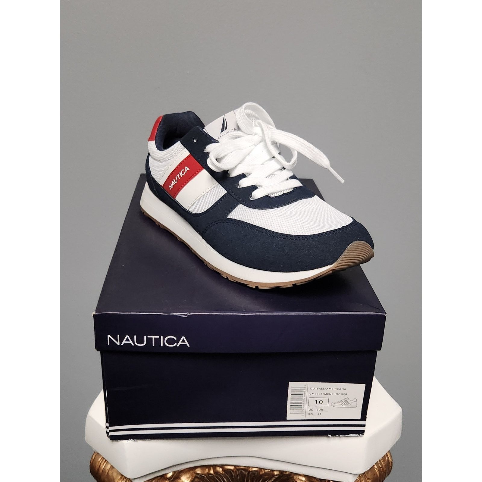 Nautica Nautica Fashion Sneakers Lace Up Trainers Walking Shoes 10 Size US 10 / EU 43 - 7 Thumbnail