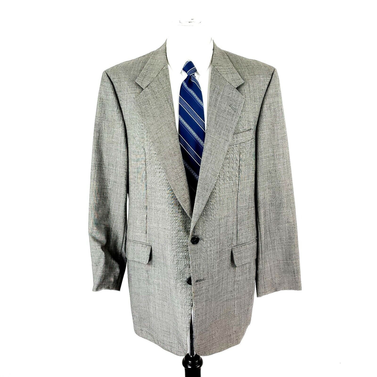 Hickey Freeman Vintage Hickey Freeman Nordstrom Wool 2 Button Sport Coat 42 Size 42L - 3 Thumbnail