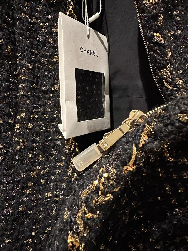 Chanel Chanel Egyptian series black gold jacket 2504-Nextarrow Size XS / US 0-2 / IT 36-38 - 3 Thumbnail