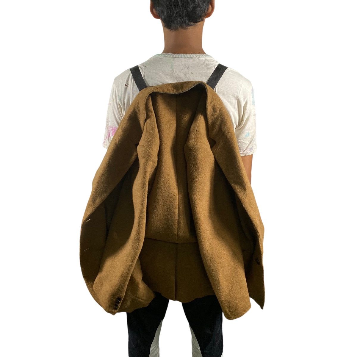 Japanese Brand × Other × monkey time Vintage Monkey Time Wool Long Jacket M Size Brown Colour Size US M / EU 48-50 / 2 - 8 Thumbnail