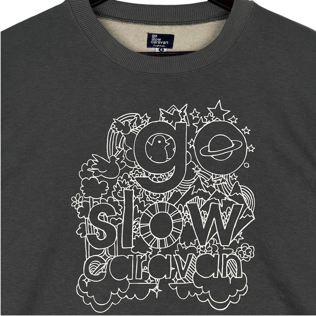 Vintage × go slow caravan Vintage Go Slow Caravan Crewneck Sweatshirt Pullover Size XL / US 12-14 / IT 48-50 - 4 Thumbnail