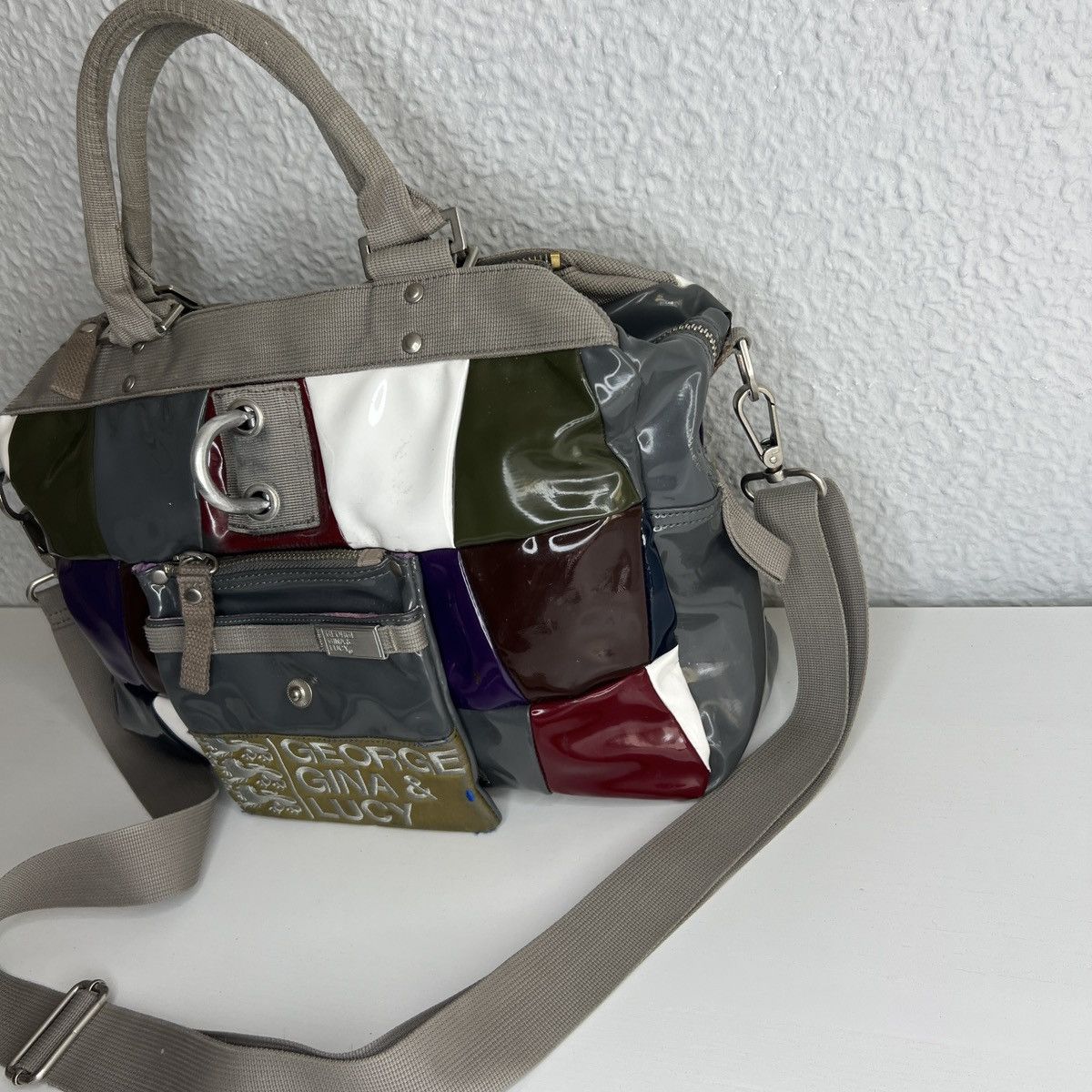 George Gina & Lucy × Japanese Brand × Vintage George Gina & Lucy GGL Vintage Bag Retro Y2K Drill Rare Hype Size ONE SIZE - 3 Thumbnail
