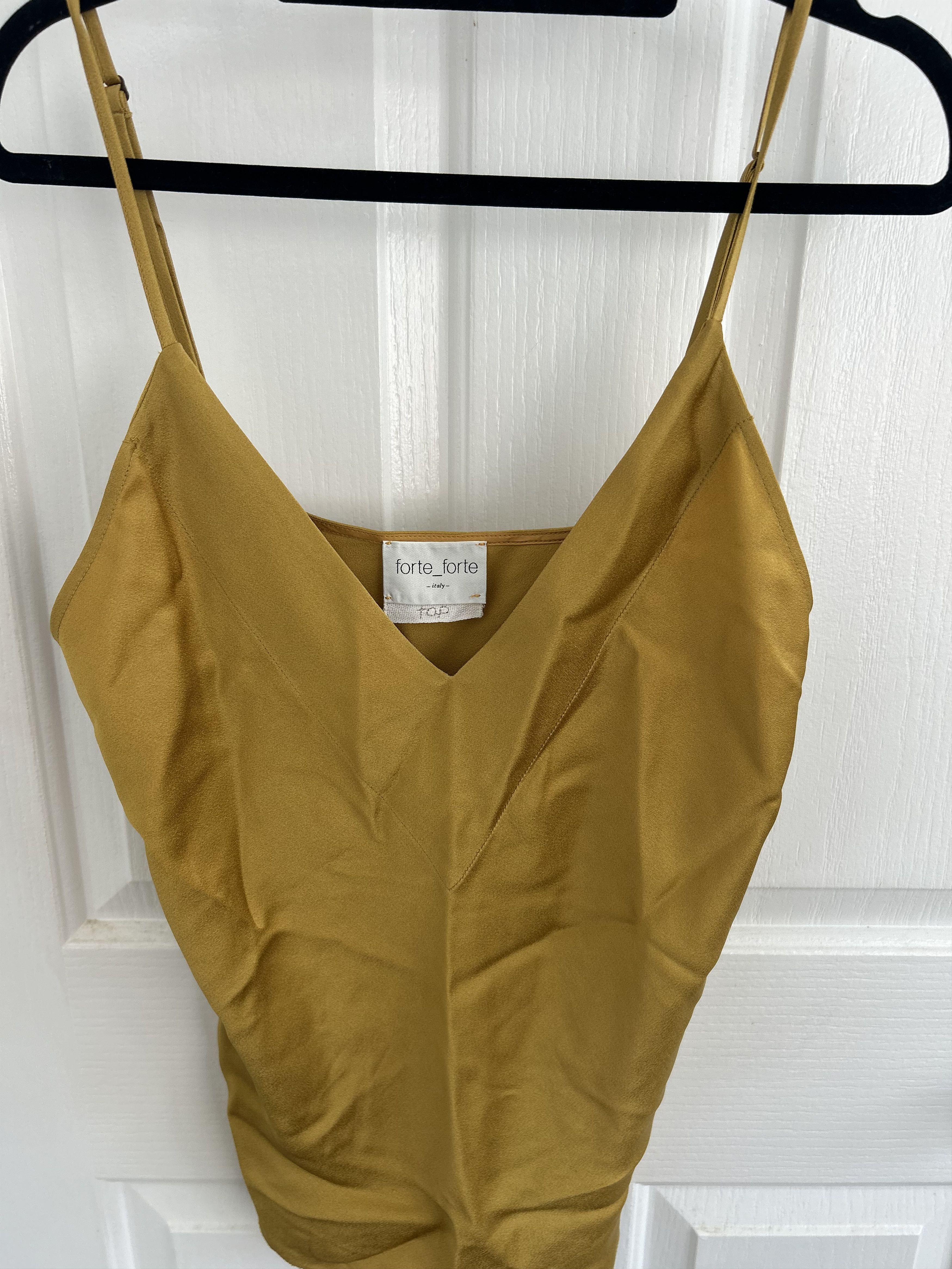forte_forte FORTE FORTE spaghetti strap satin top Size M / US 6-8 / IT 42-44 - 2 Thumbnail