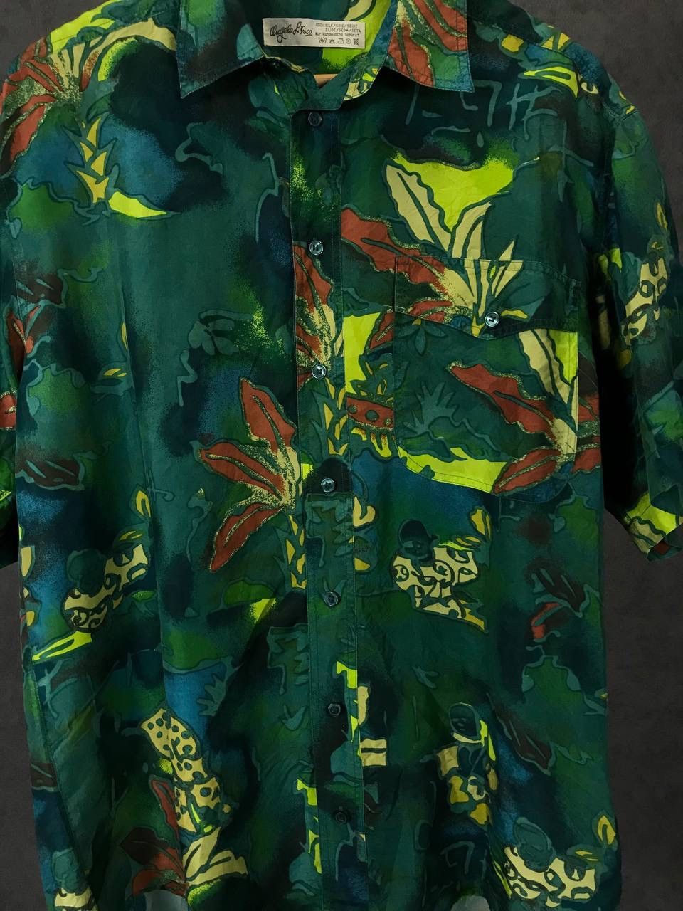 Vintage Crazy Hawaiian vintage silk shirt Size US XL / EU 56 / 4 - 3 Thumbnail
