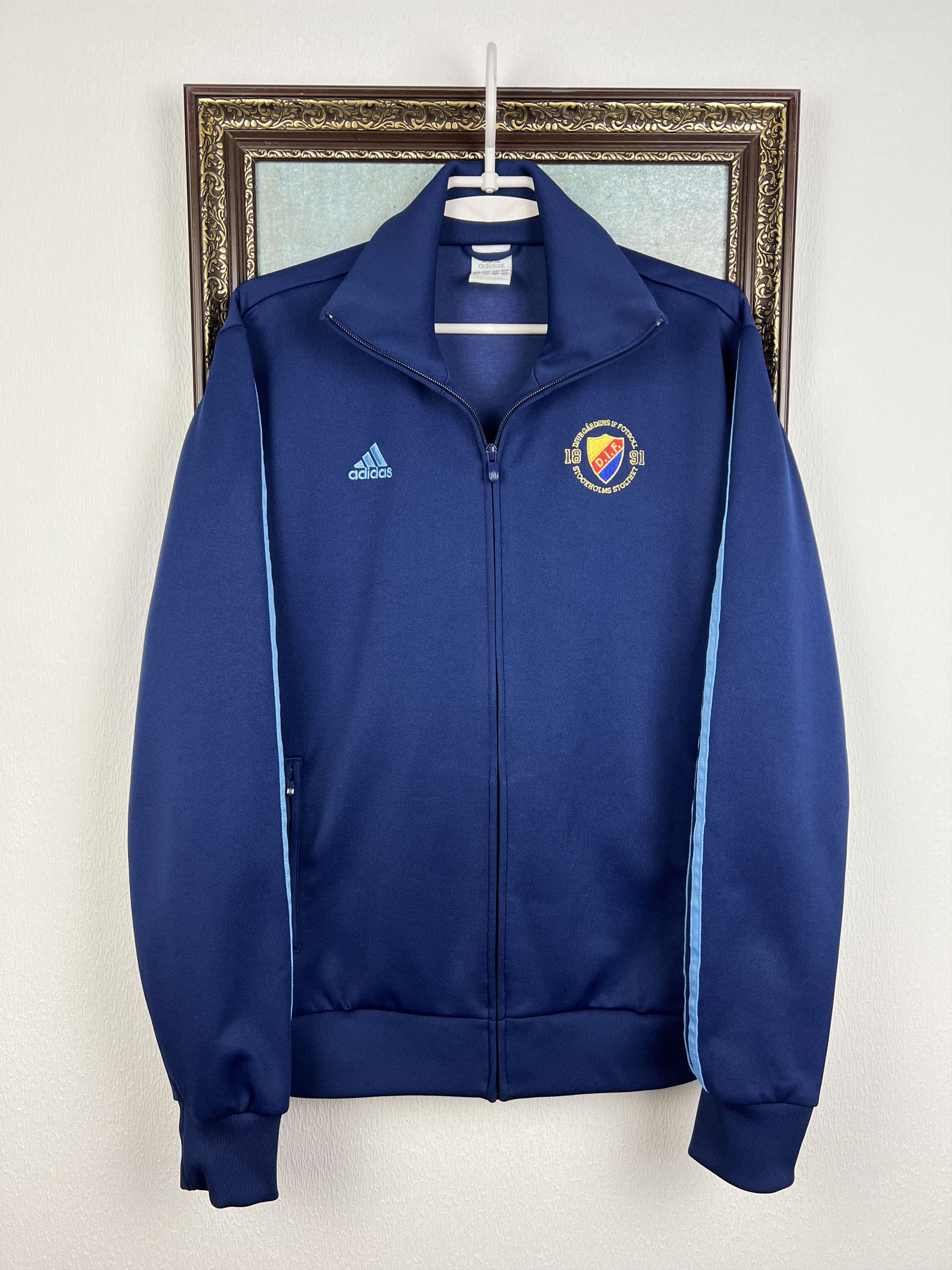 Adidas Adidas DIF Djurgarden Football Jacket Soccer Track Top Size US M / EU 48-50 / 2 - 1 Thumbnail