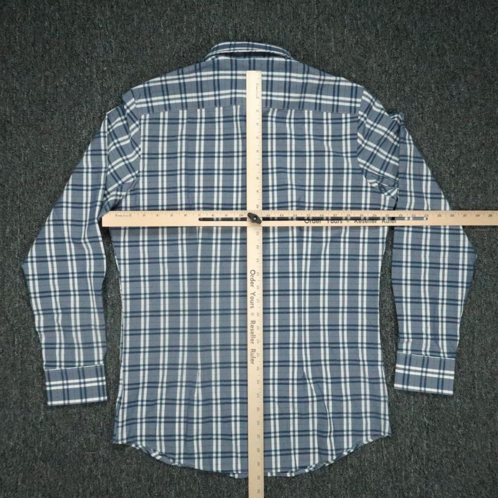 Mizzen+Main Mizzen+Main Shirt Mens Medium Blue White Plaid Long Sleeve NWT Leeward Stretch Adjusted for Search Size US M / EU 48-50 / 2 - 5 Thumbnail
