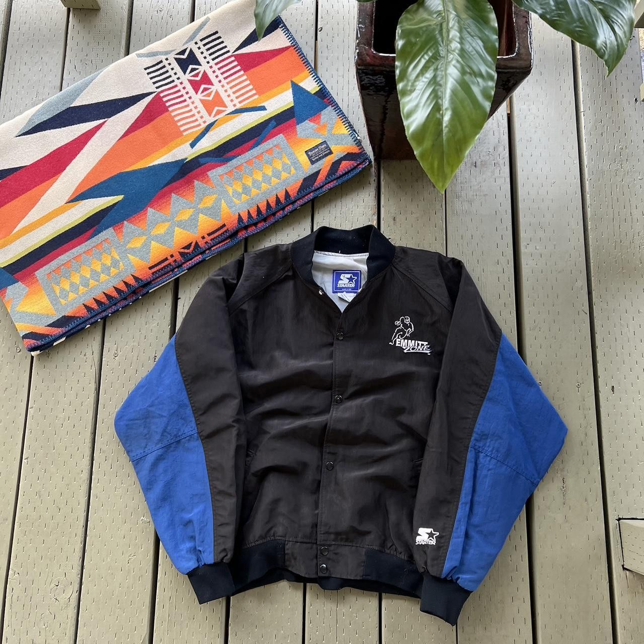 NFL × Starter × Vintage Vintage 90's Starter Bomber Jacket Dallas Cowboys Size US XL / EU 56 / 4 - 3 Thumbnail