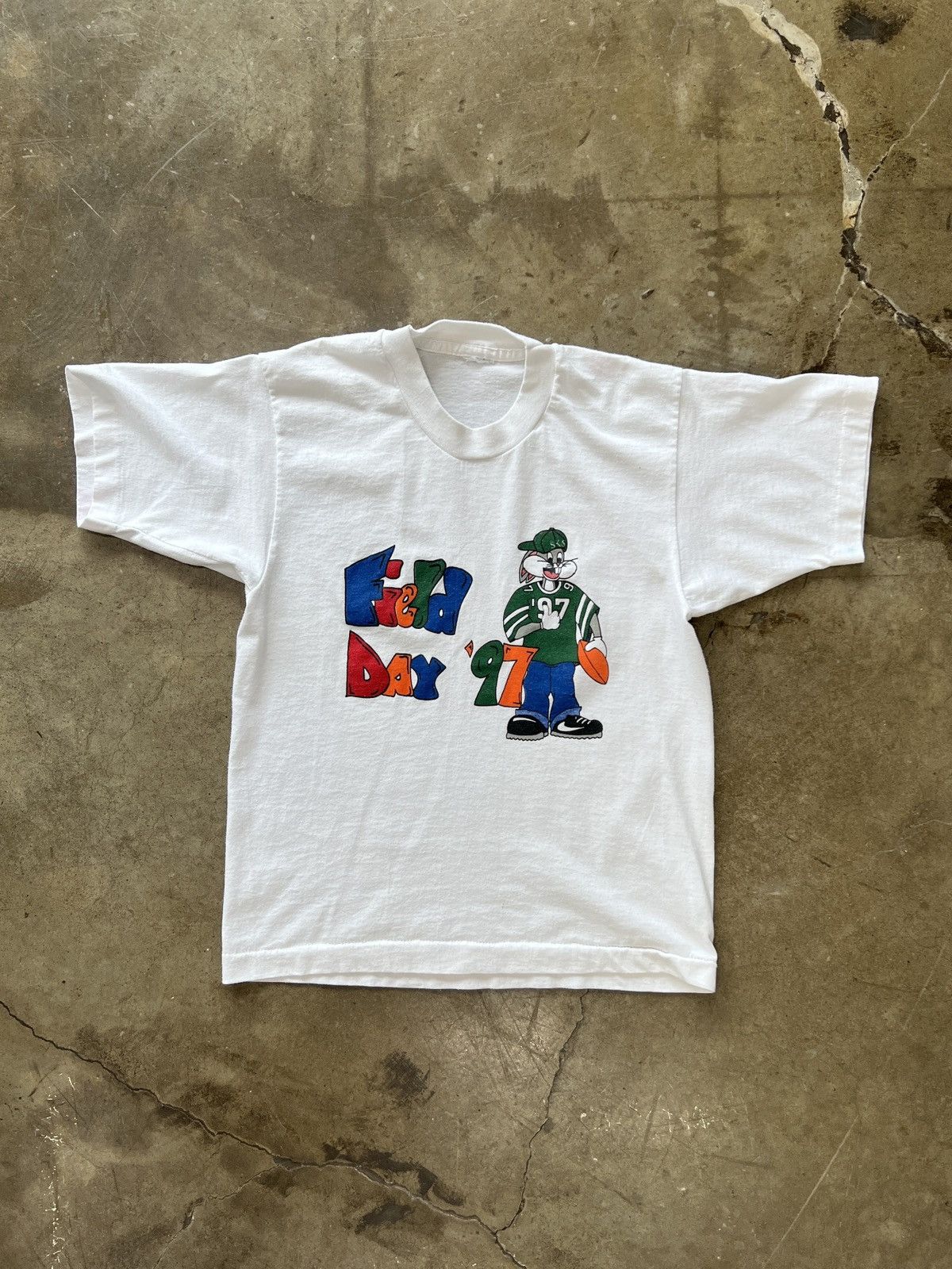Vintage × Warner Bros 97 Vintage Boot Bugs Bunny Looney Tunes Field Day Small Size US S / EU 44-46 / 1 - 2 Thumbnail