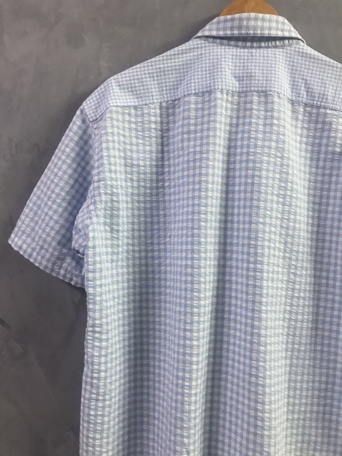 JW Anderson × Uniqlo J.W Anderson x Uniqlo Checkered Open Collar Button Up Shirt Size US L / EU 52-54 / 3 - 8 Thumbnail