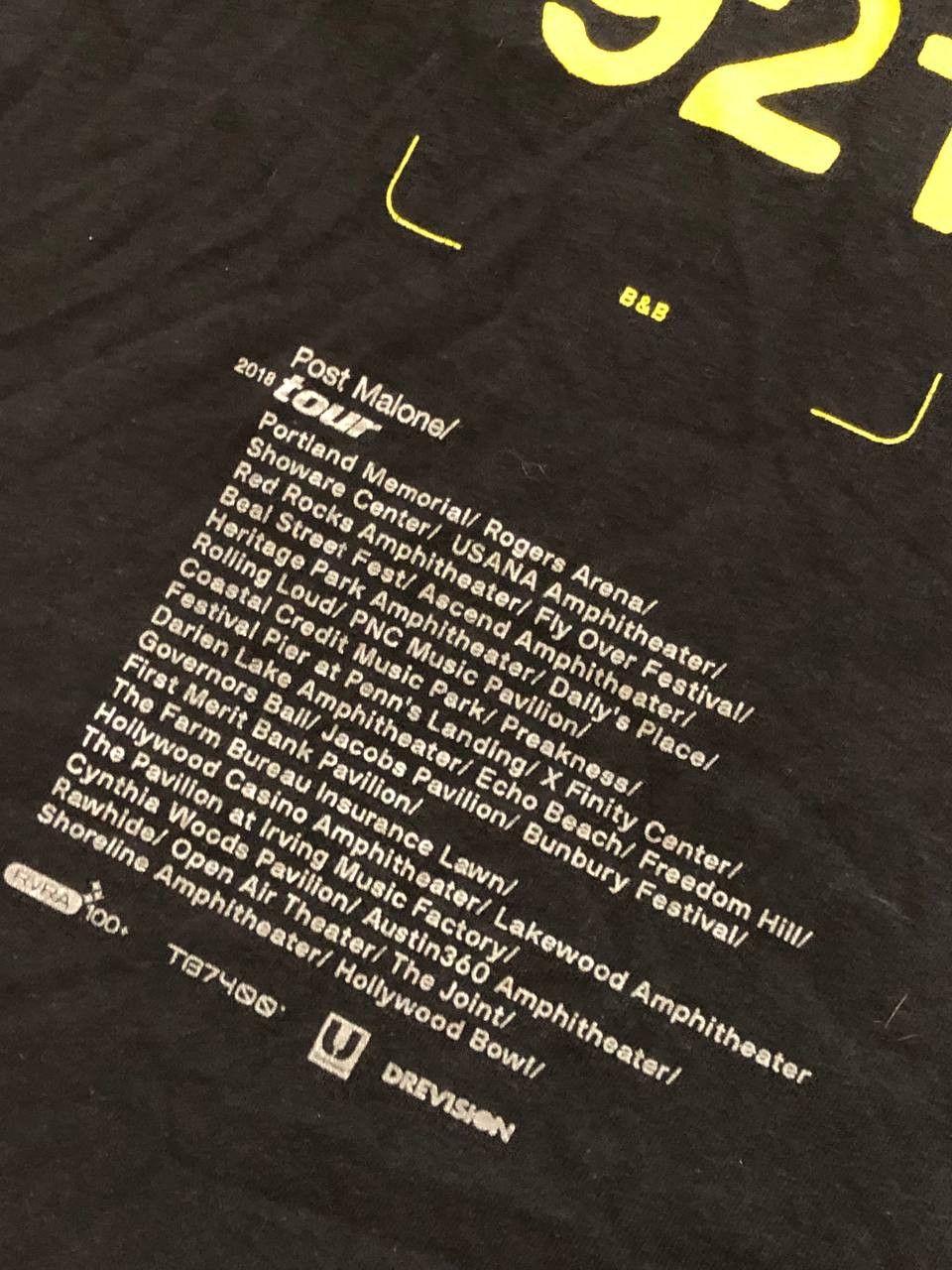 POST&CO Vintage black T-shirt POST&CO big print streetwear Y2K Size US L / EU 52-54 / 3 - 5 Thumbnail