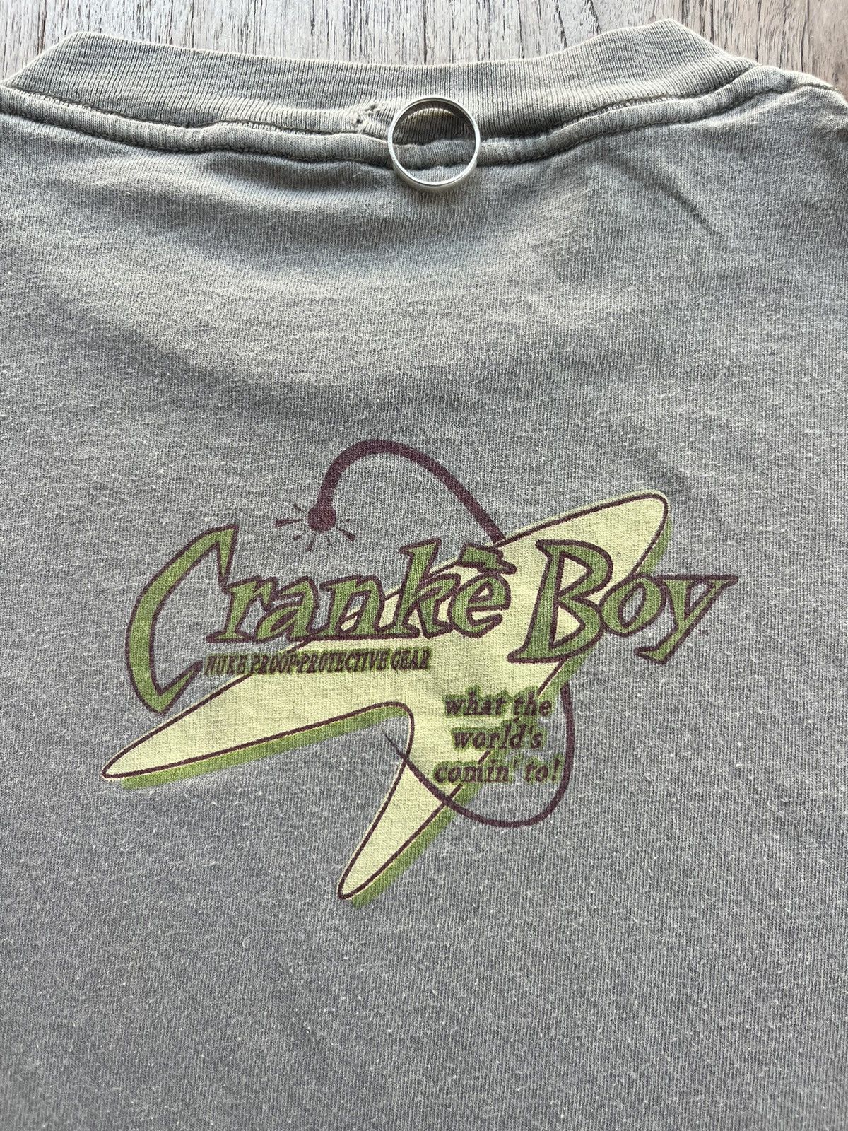 Vintage Vintage Cranke Boy Nuke Proof Protective Gear 1995’s Tshirt Size US XL / EU 56 / 4 - 14 Thumbnail