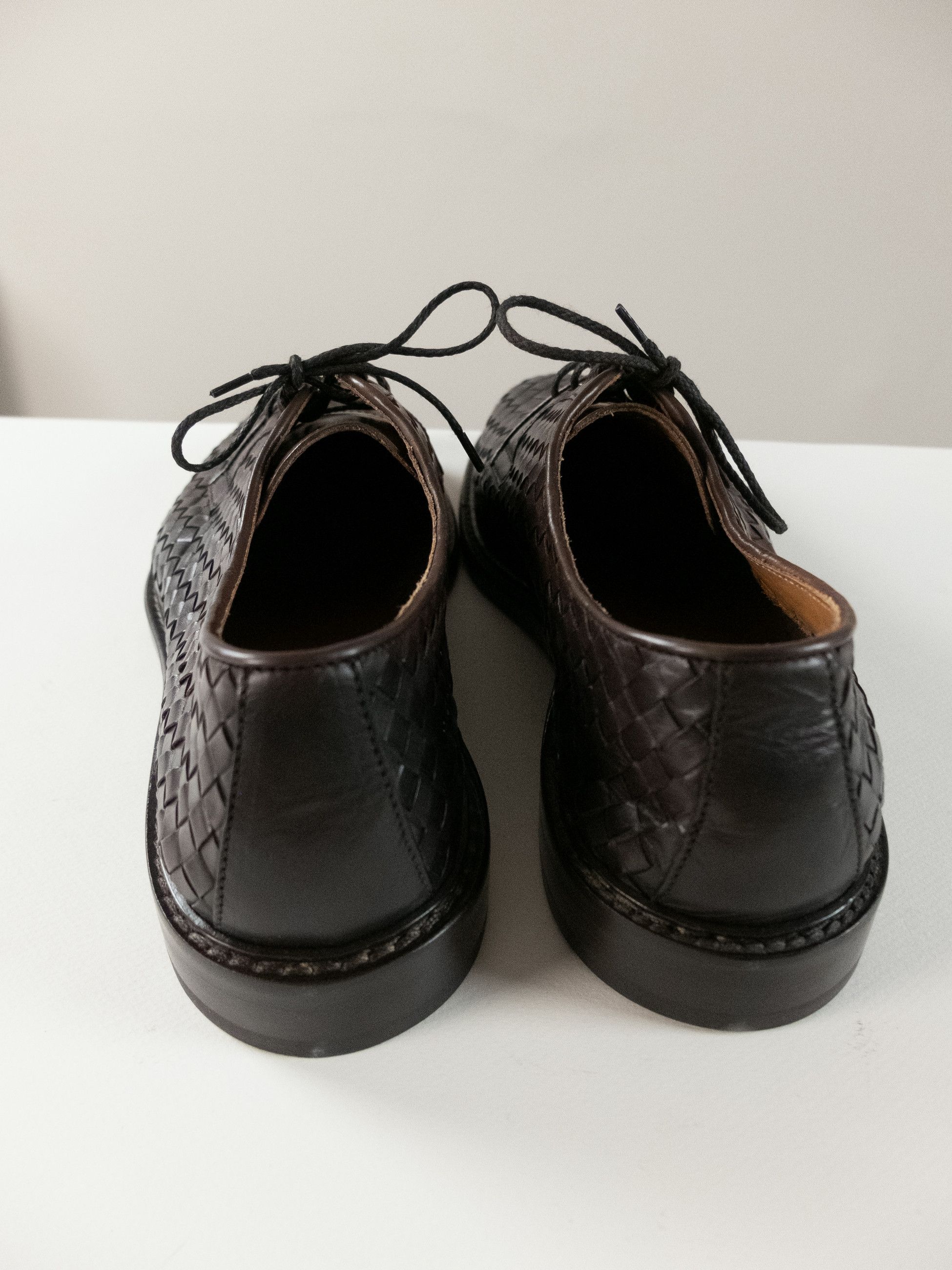 Doucal's DOUCAL'S brown straw woven leather Derby shoes 12 45 Size US 12 / EU 45 - 4 Thumbnail