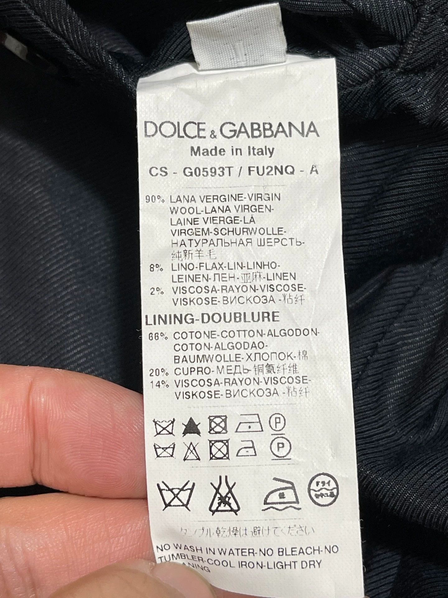 Dolce & Gabbana Dolce & Gabbana New With Tags Slim Fit Wool Overcoat 50 Size US M / EU 48-50 / 2 - 8 Thumbnail