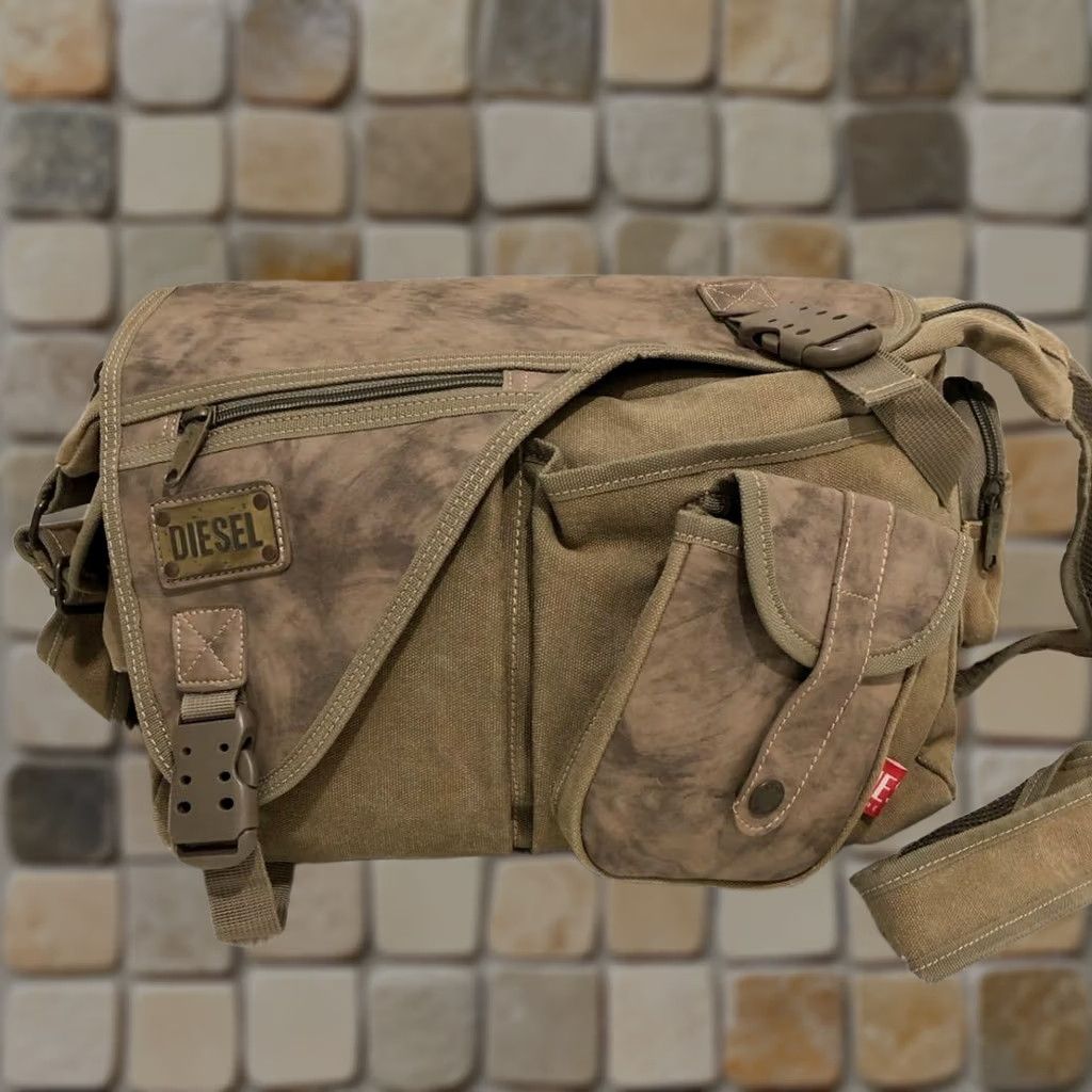 Diesel × Japanese Brand DIESEL Military Big Logo Multipocket Cargo