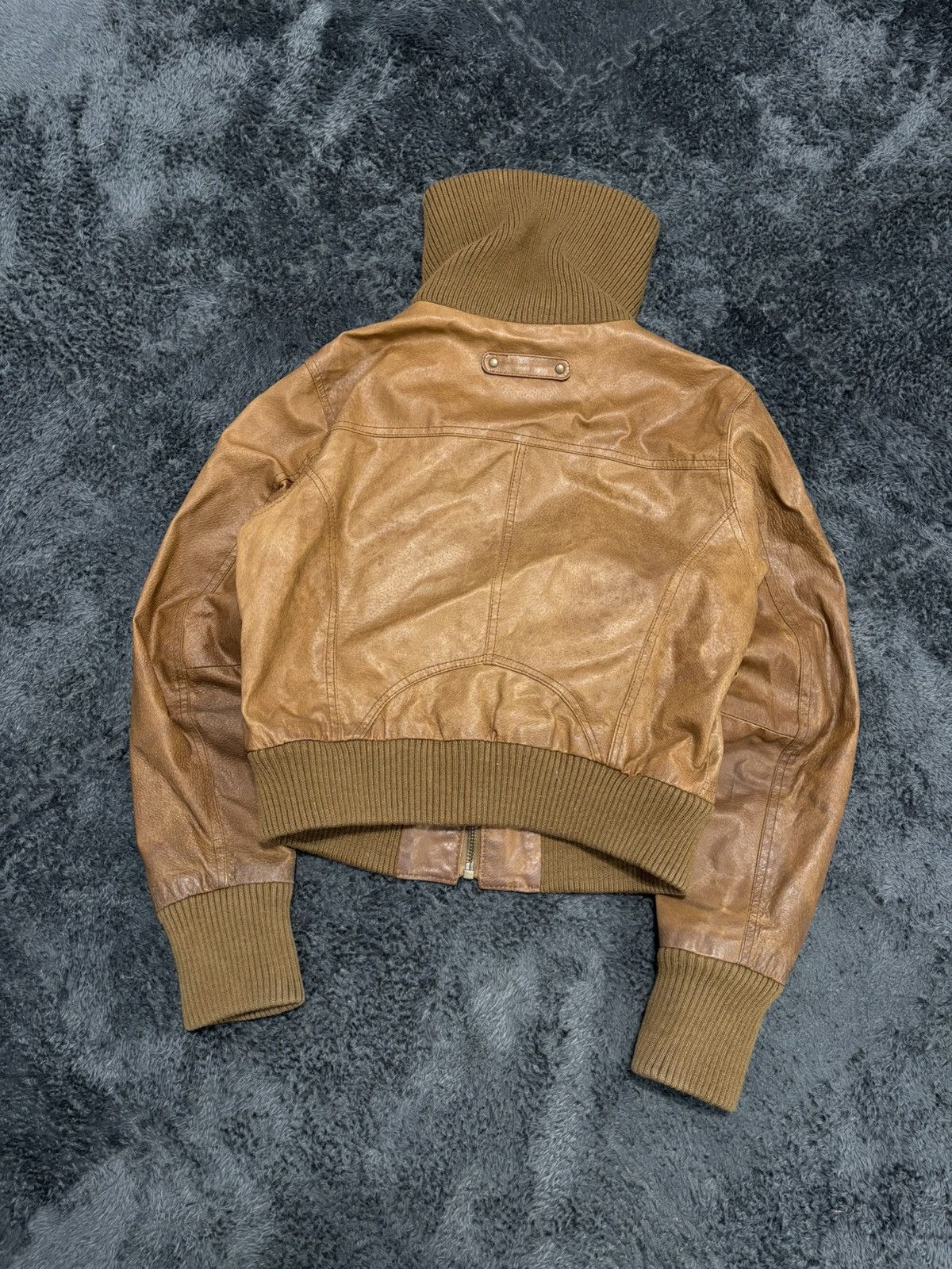 Hysteric Glamour Vintage 00s High Neck Rick Style Y2K Leather Jacket Size M / US 6-8 / IT 42-44 - 10 Thumbnail