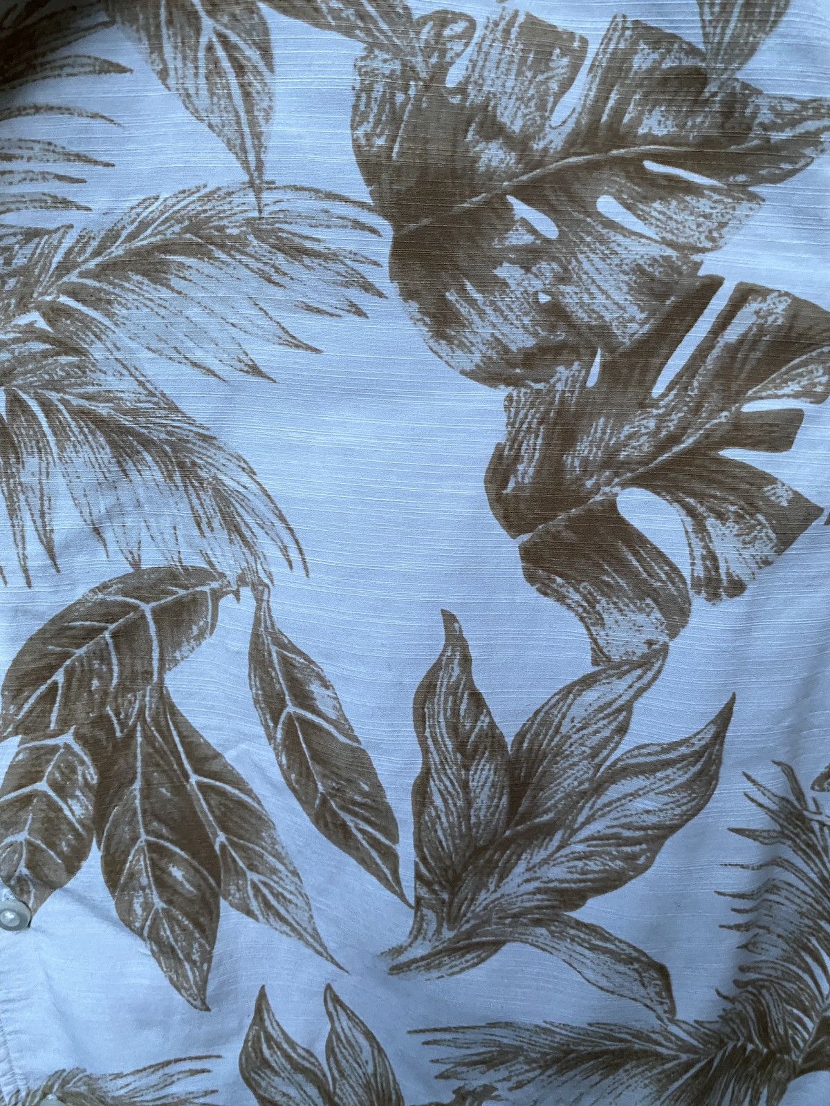 Vintage Vintage Hawaiian Short Sleeve Silk Shirt Floral Leaves Size US L / EU 52-54 / 3 - 6 Thumbnail