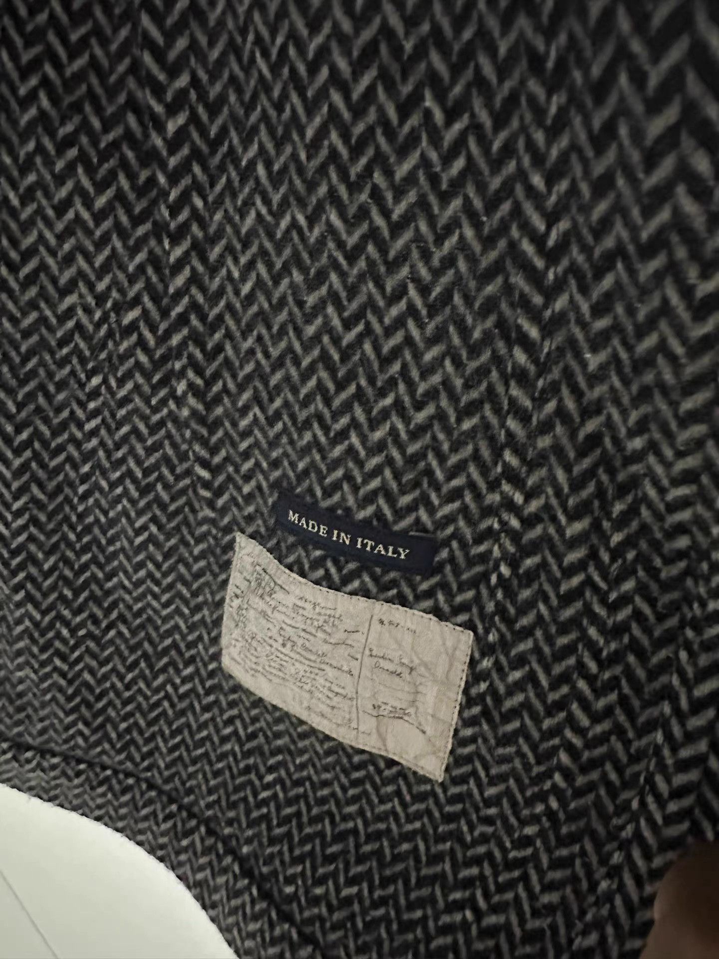 Lardini Lardini Wool-Cashmere Herringbone Blazer K18 Size US S / EU 44-46 / 1 - 3 Thumbnail